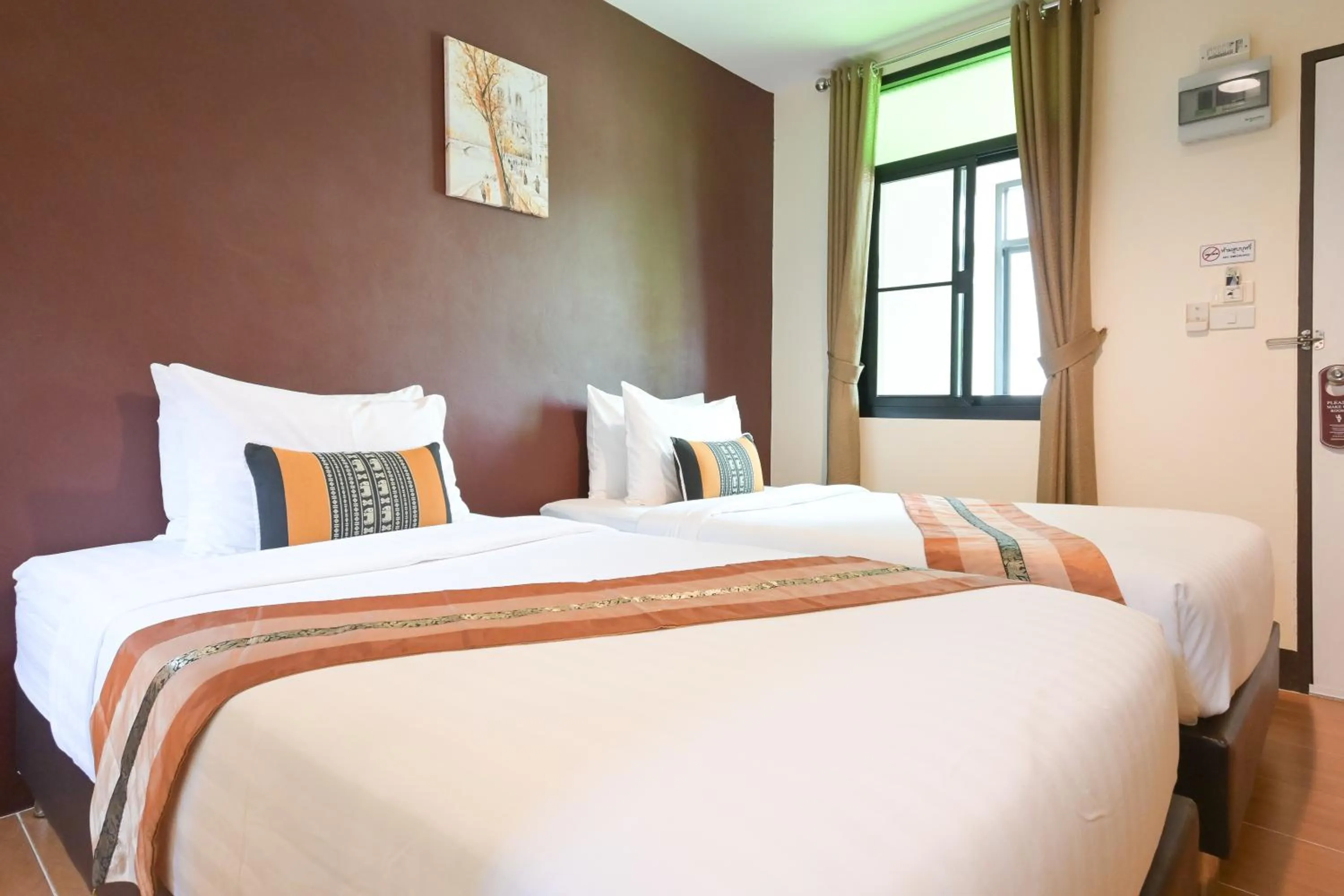 Bedroom, Bed in Baan Kieng Tawan