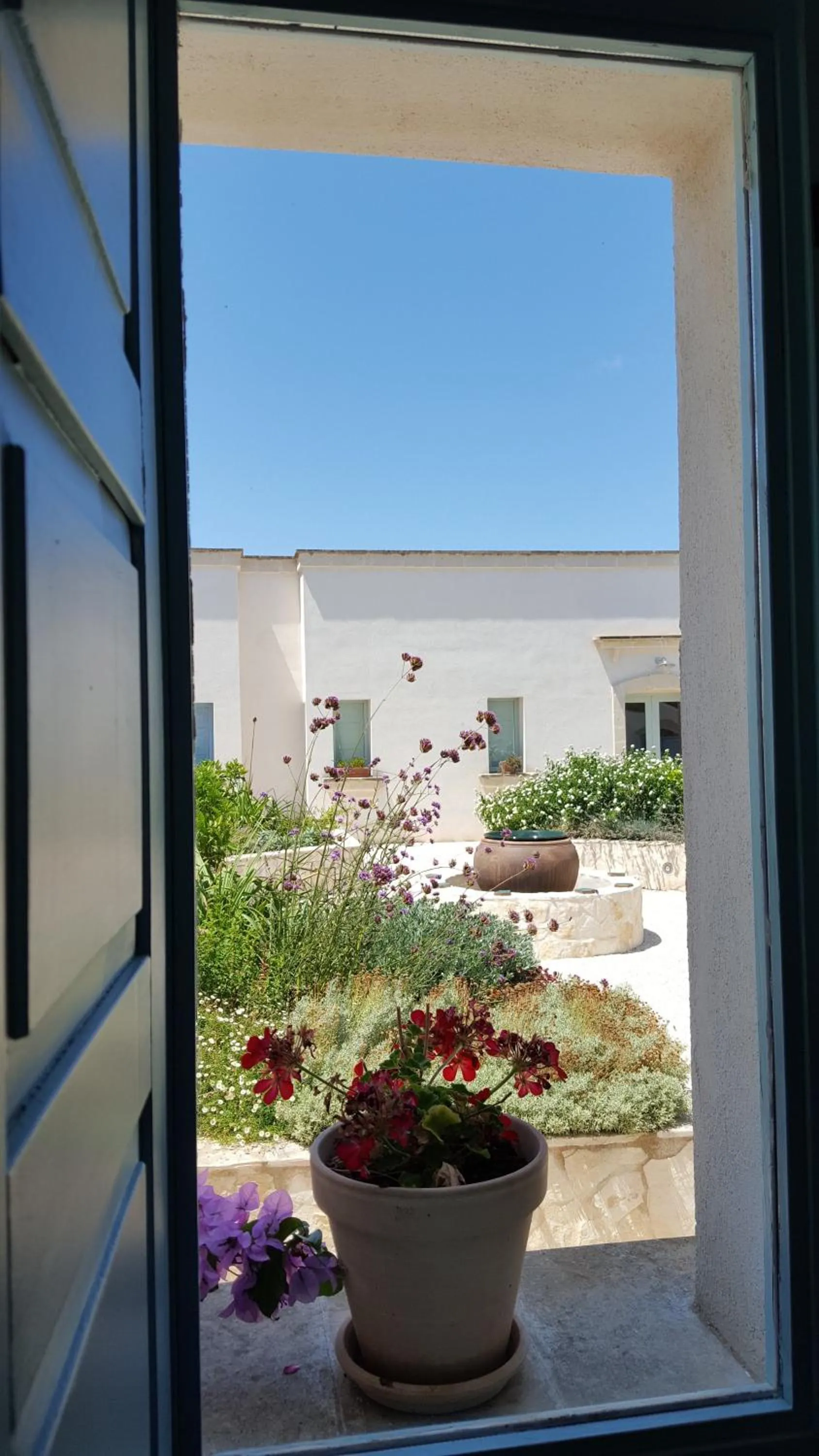 Inner courtyard view in The Proud Garden