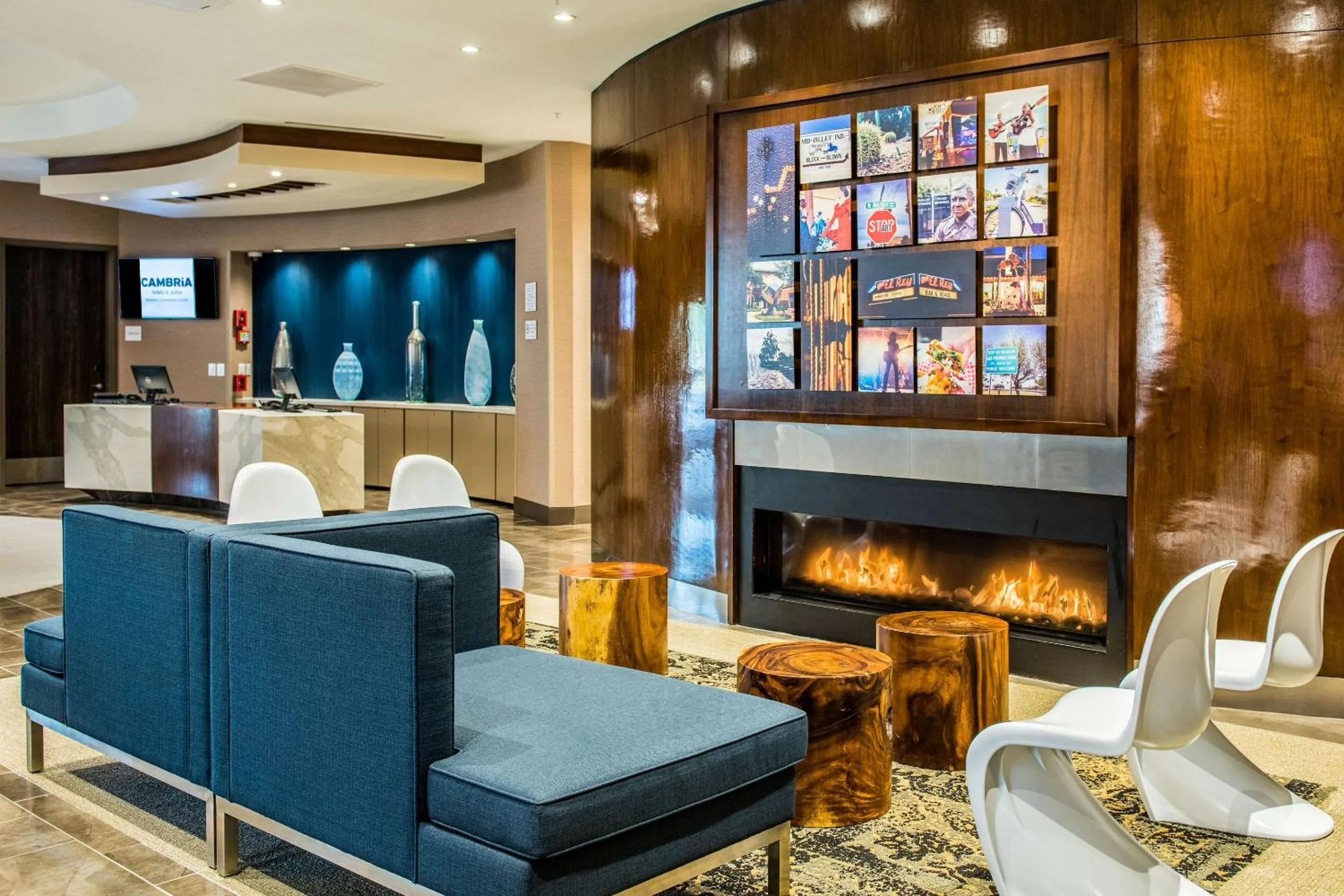 Lobby or reception in Cambria Hotel McAllen Convention Center