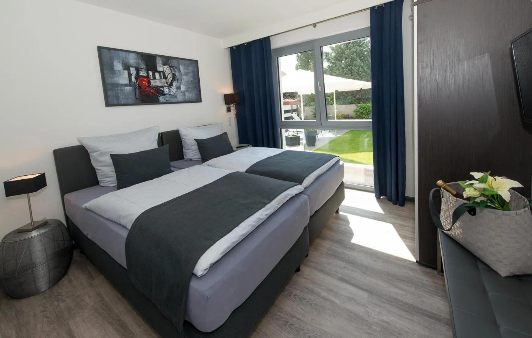 Bed in Design-Apartments by Ulrike Horster