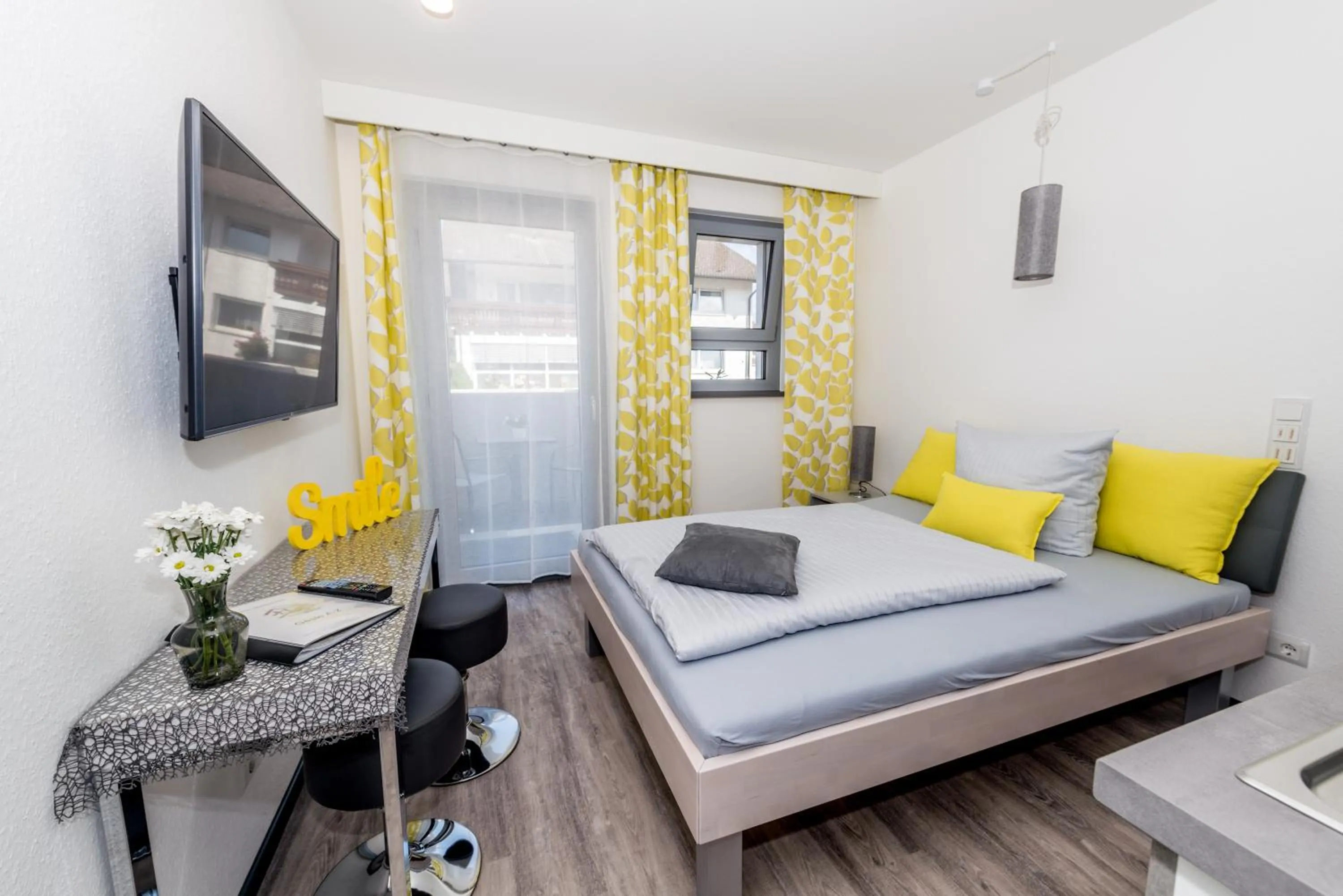 Bed in Design-Apartments by Ulrike Horster