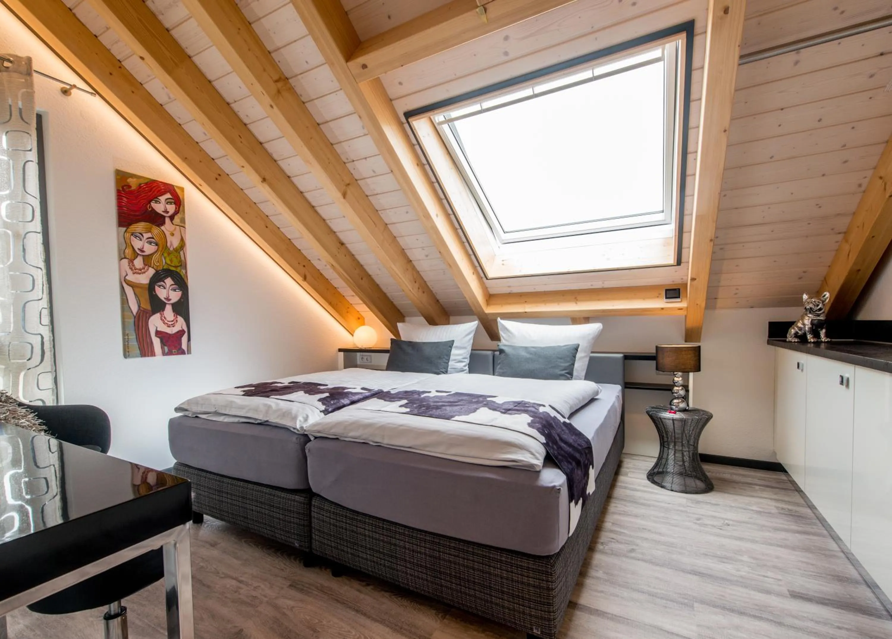 Bed in Design-Apartments by Ulrike Horster