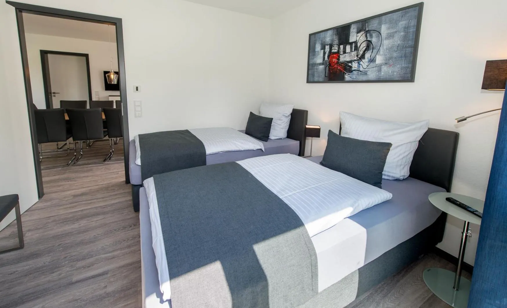 Bed in Design-Apartments by Ulrike Horster