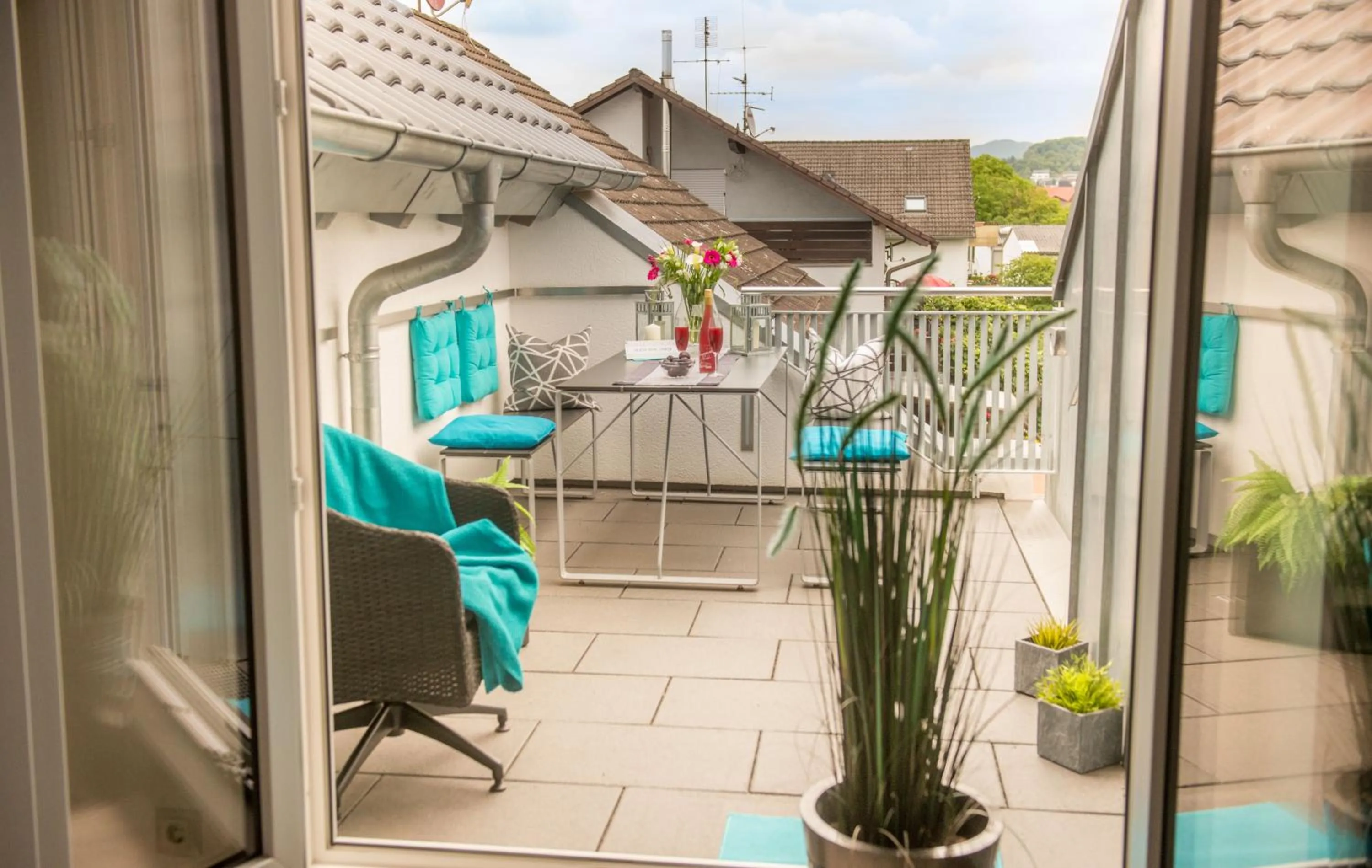 Balcony/Terrace in Design-Apartments by Ulrike Horster