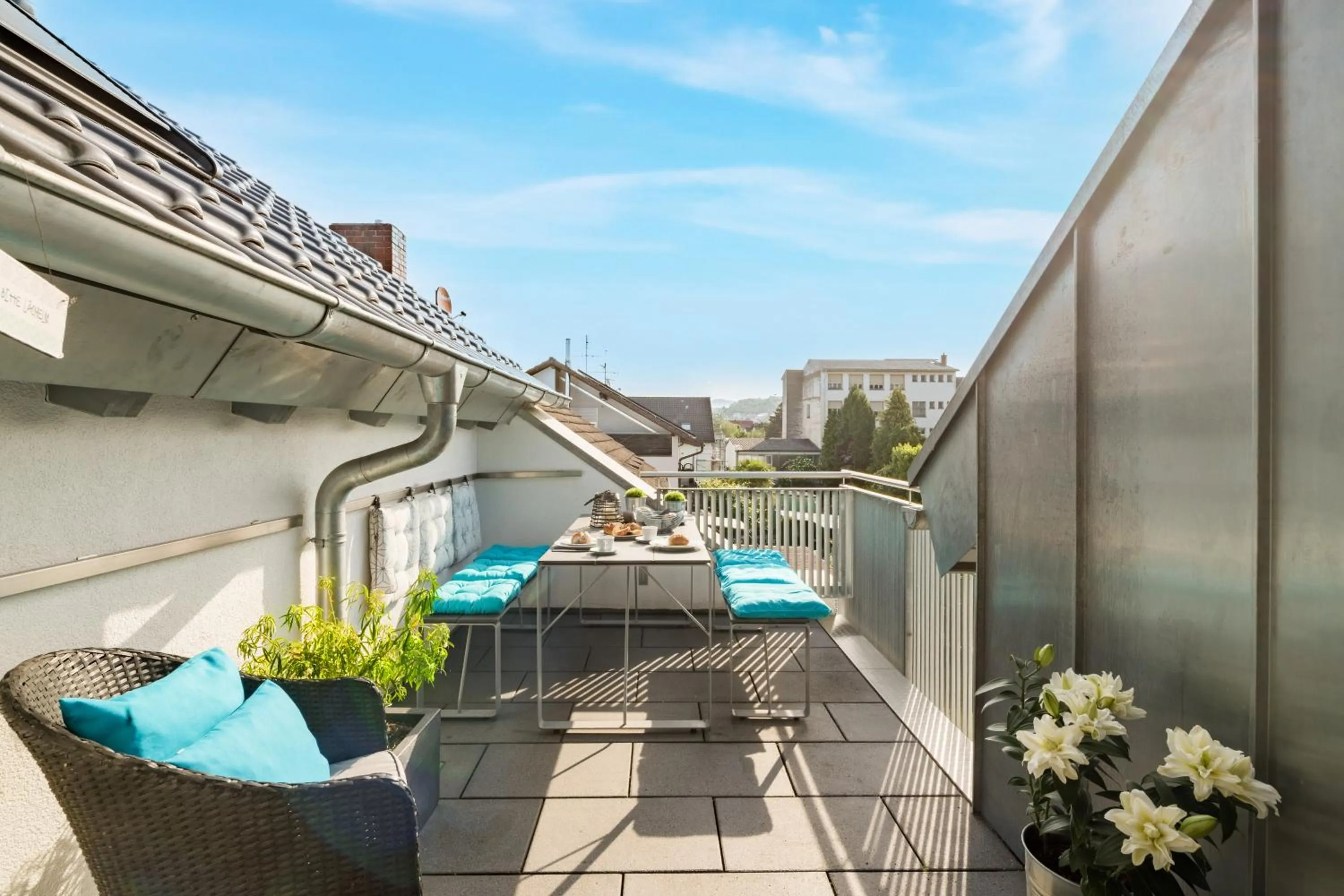 Balcony/Terrace in Design-Apartments by Ulrike Horster