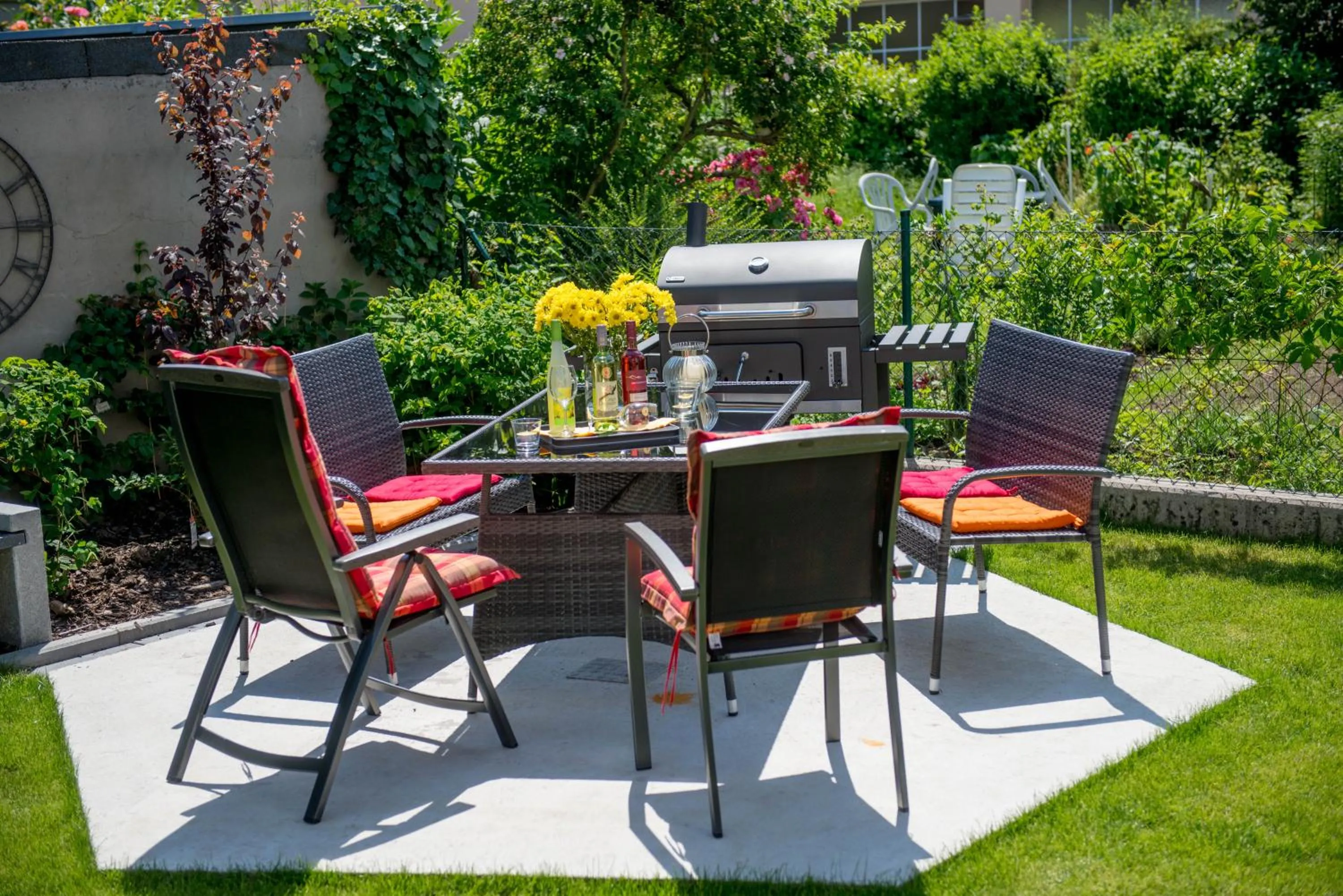 BBQ facilities in Design-Apartments by Ulrike Horster