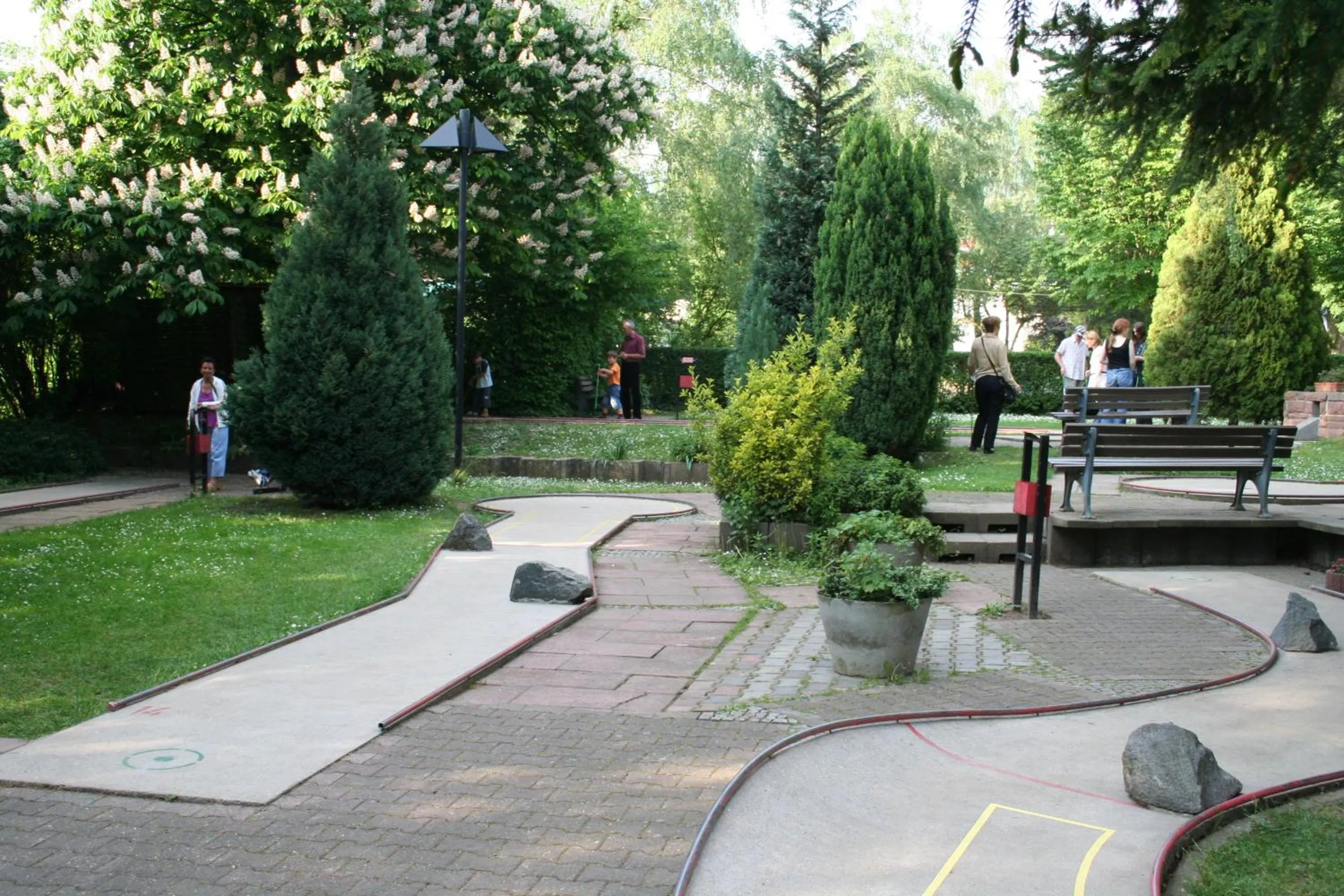 Minigolf in Design-Apartments by Ulrike Horster