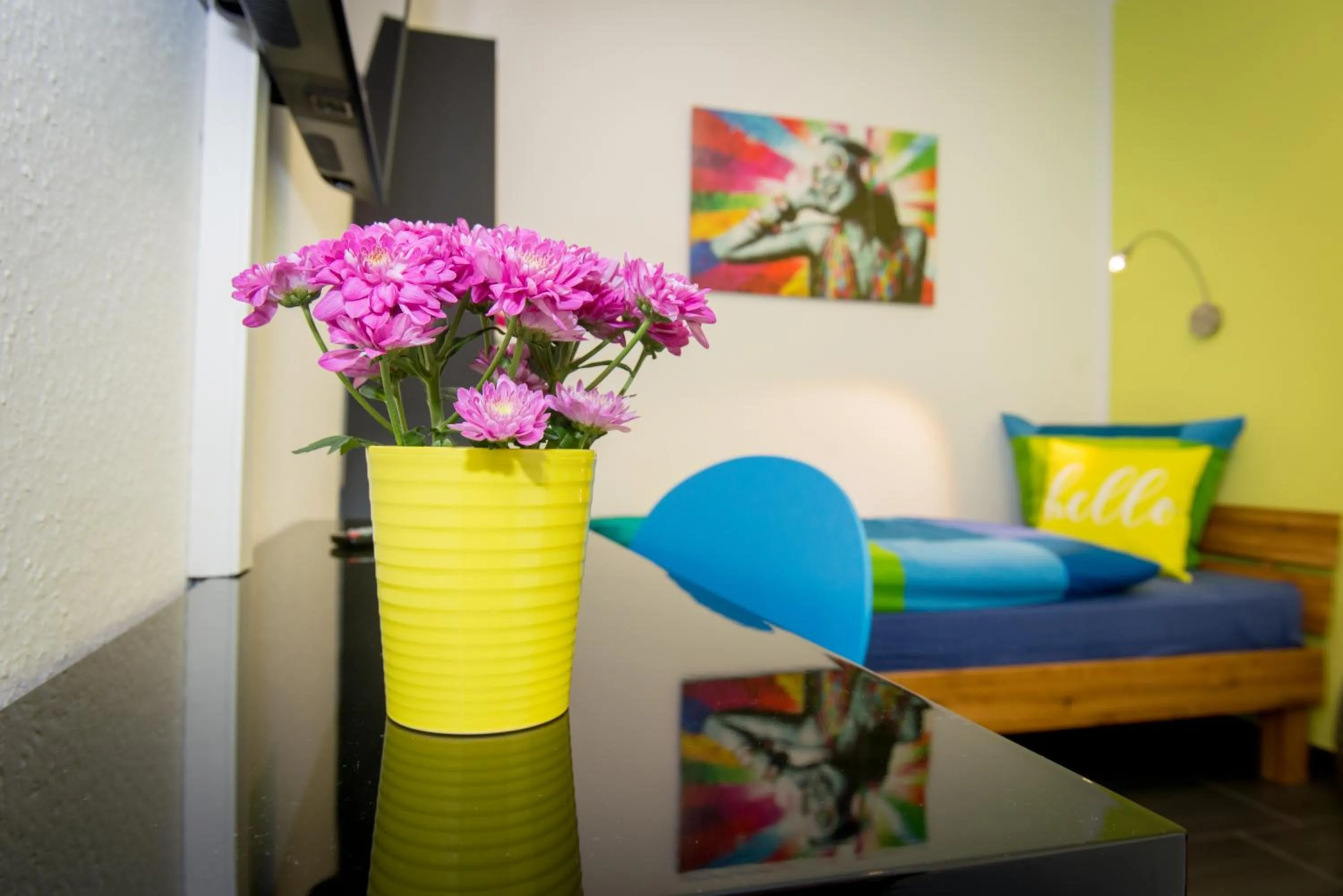 Bed in Design-Apartments by Ulrike Horster