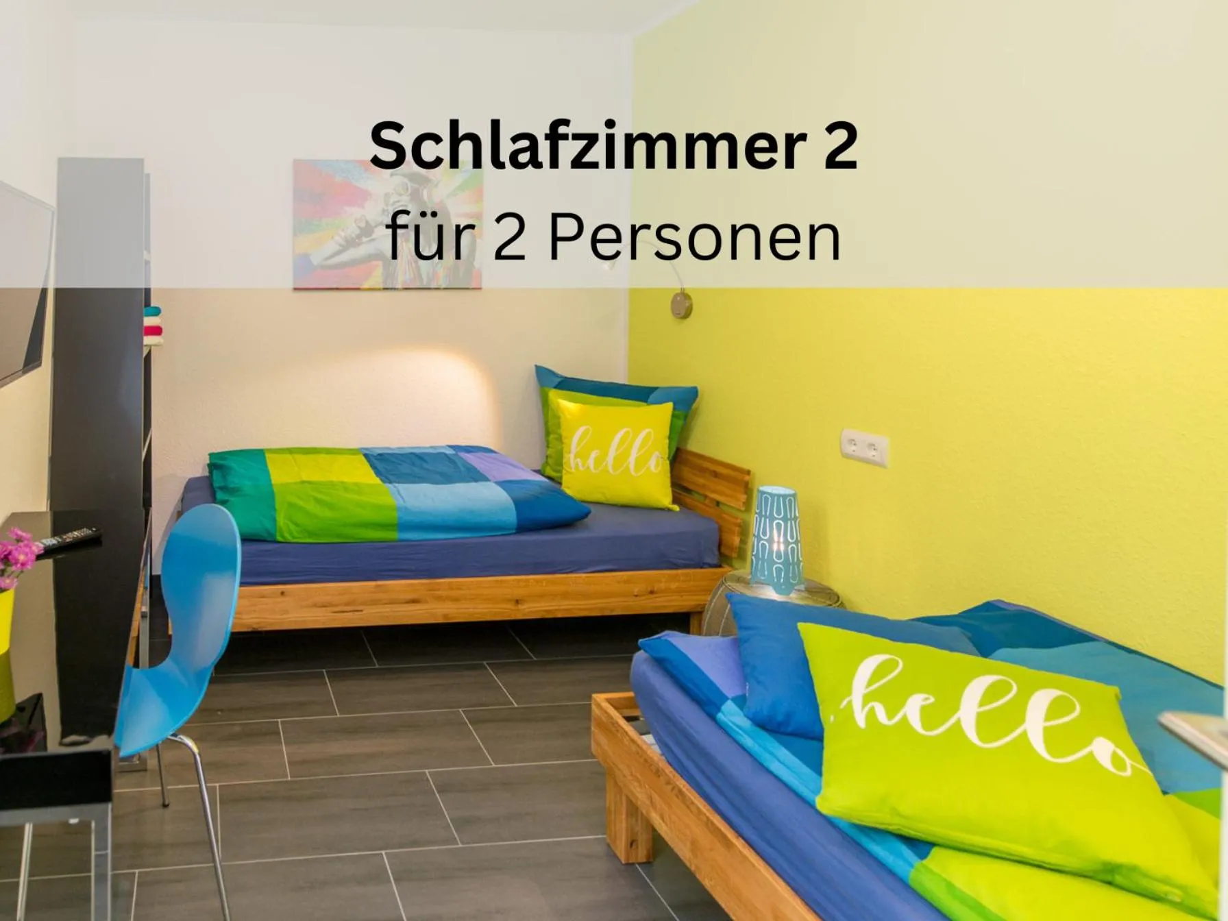 Bed in Design-Apartments by Ulrike Horster