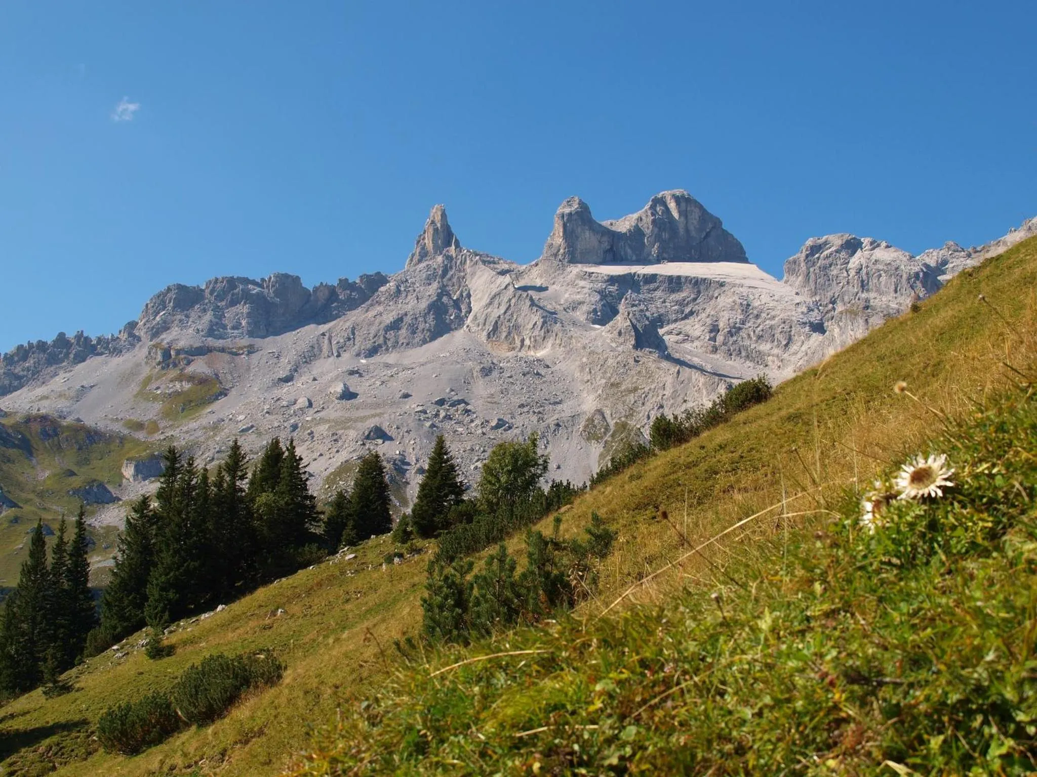 Mountain view in Hotel Both