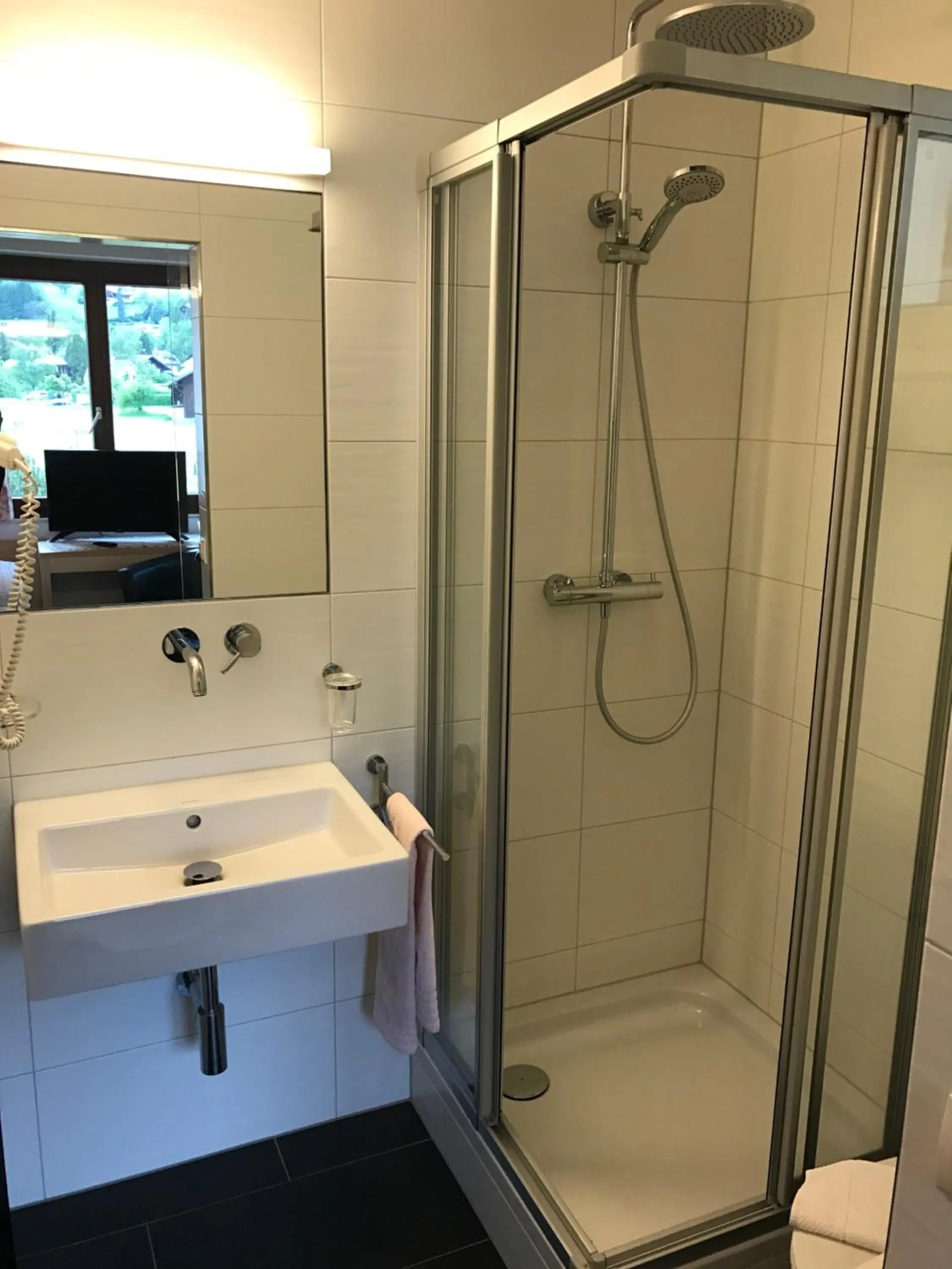 Shower in Hotel Both