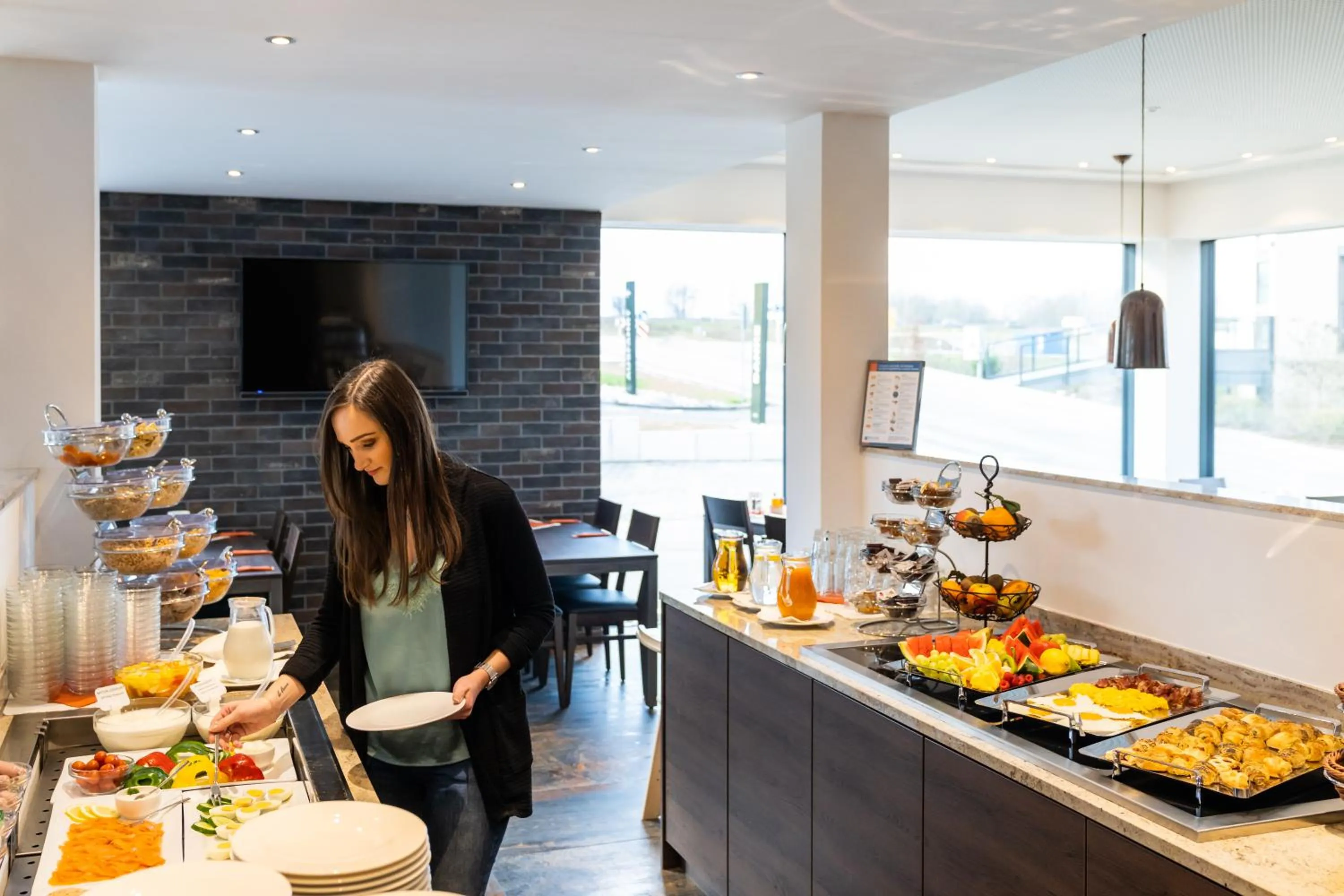 Buffet breakfast in Hotel Duda Langenbruck