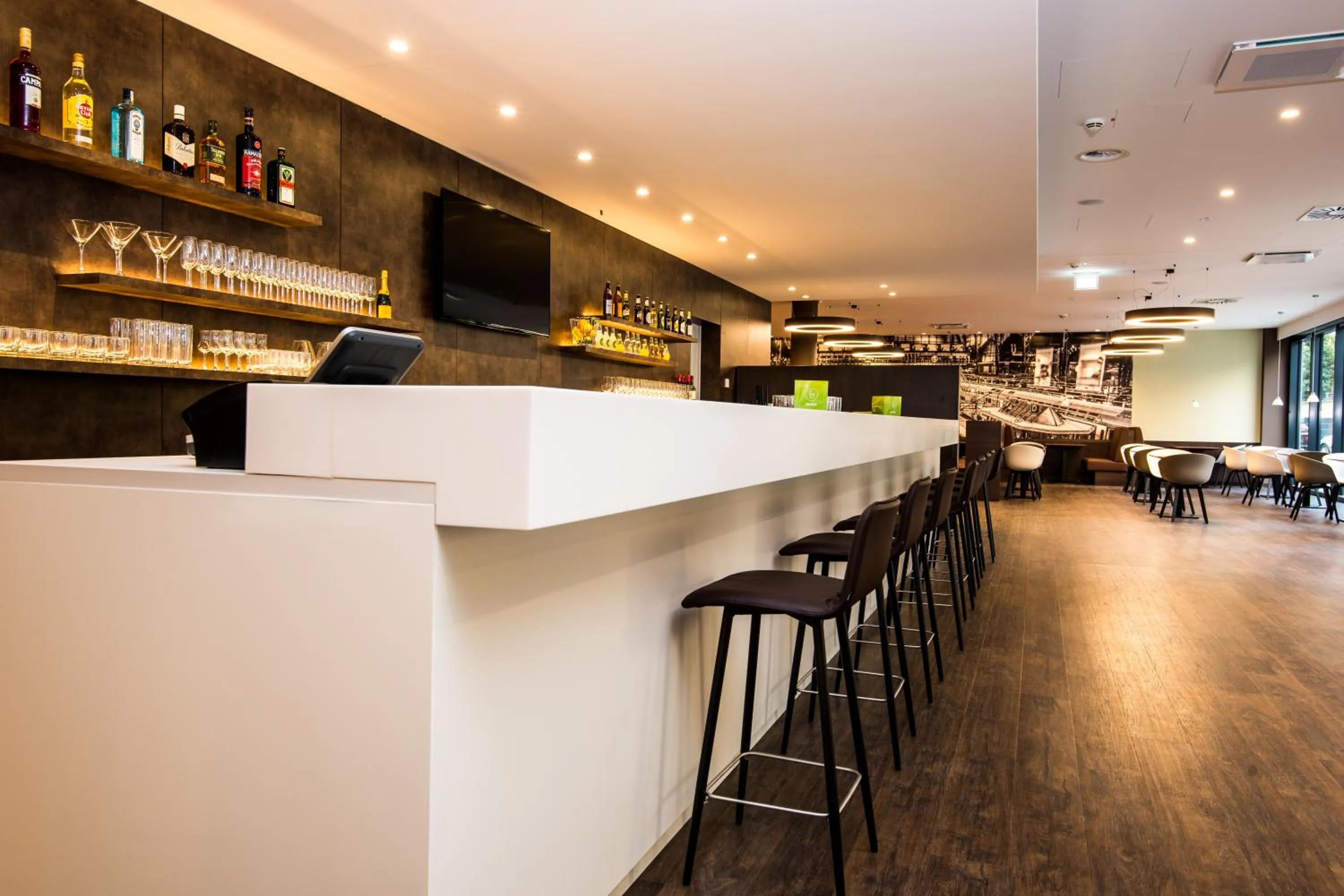 Lounge or bar in Travel24 Hotel Leipzig City