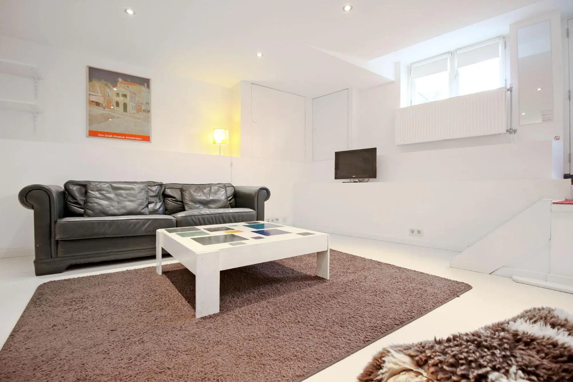 Living room in Romantic Jordaan Canalsuite near Anne Frank House