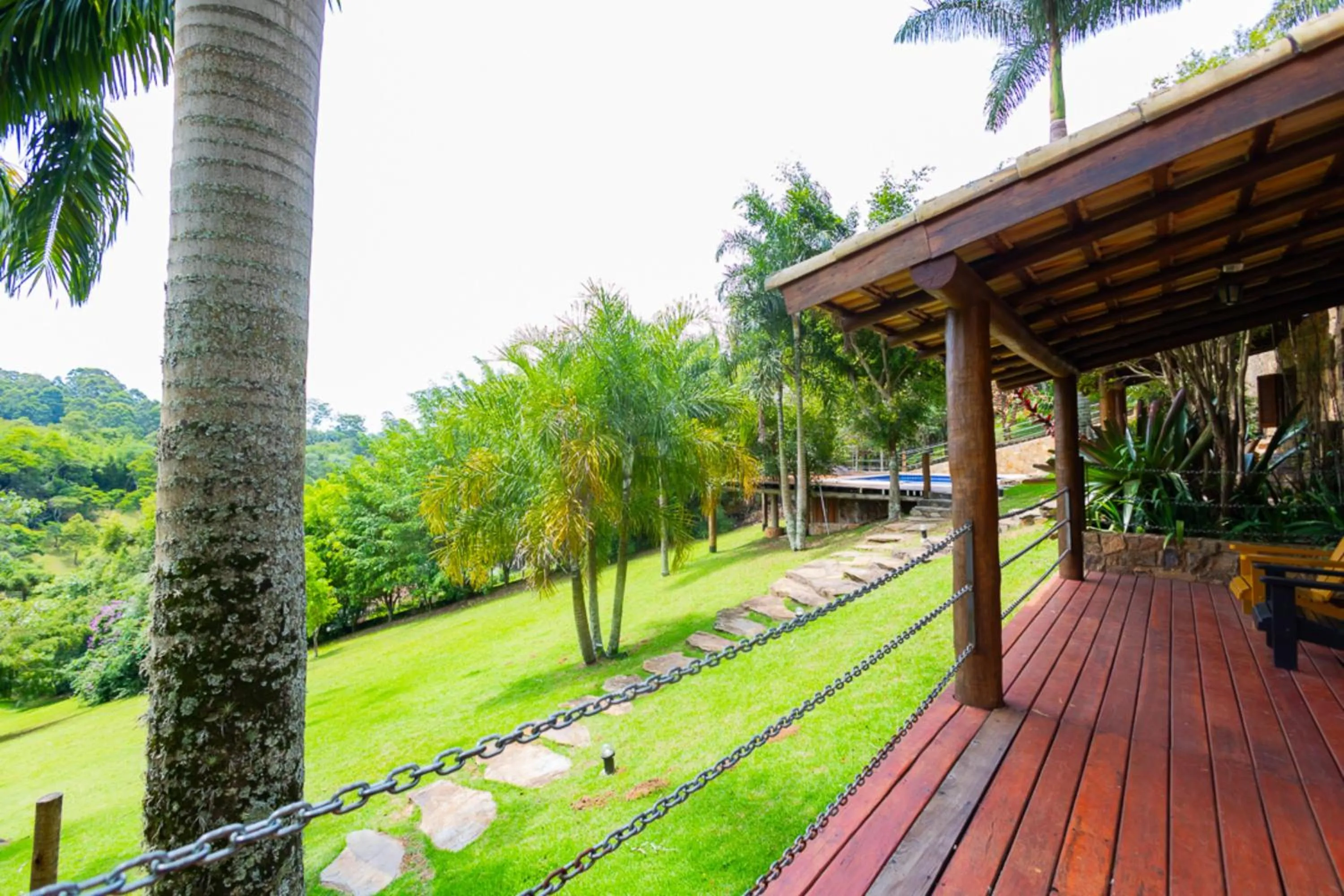 Garden view in Putini Pousada e Hotel by OYO