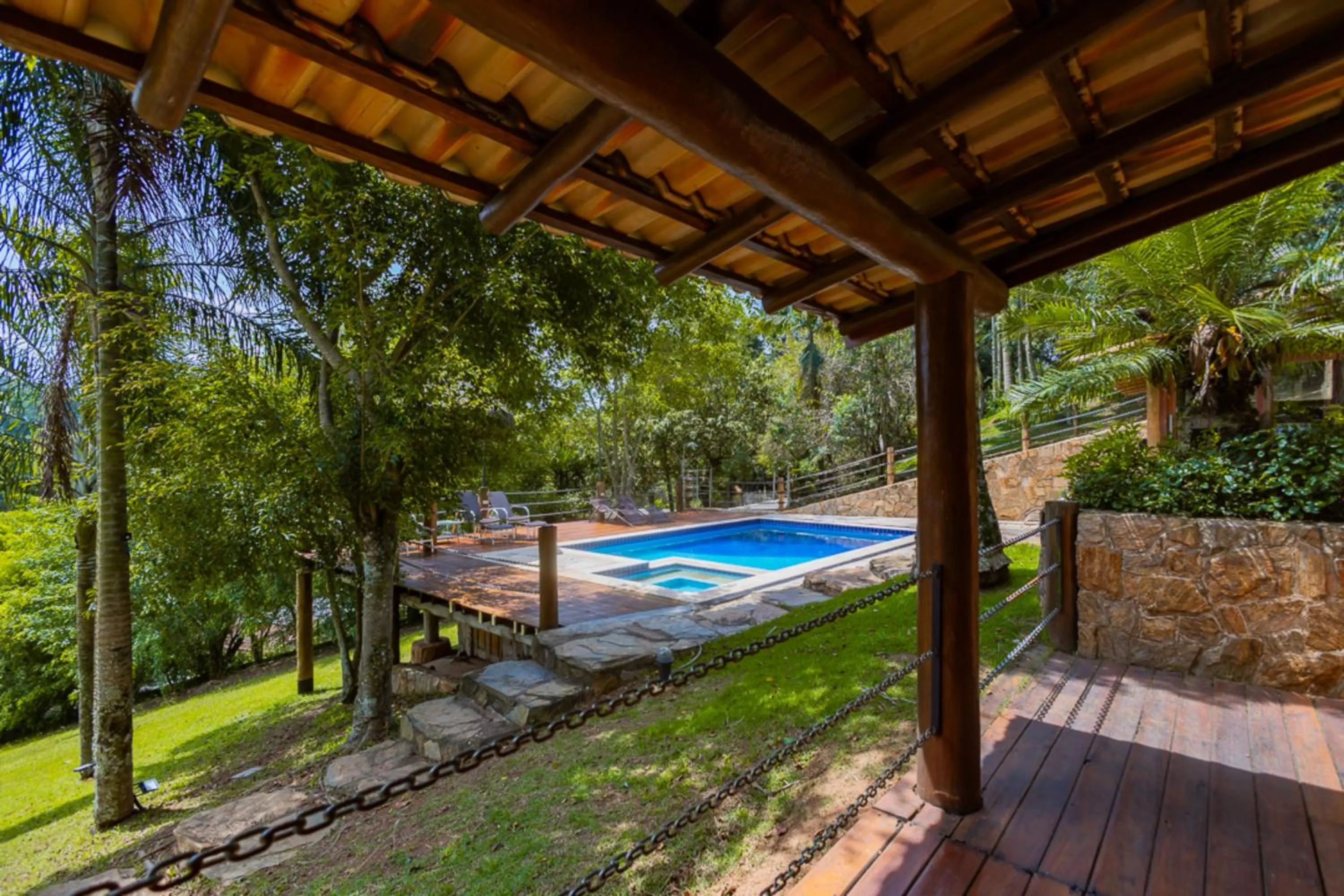 Garden view in Putini Pousada e Hotel by OYO