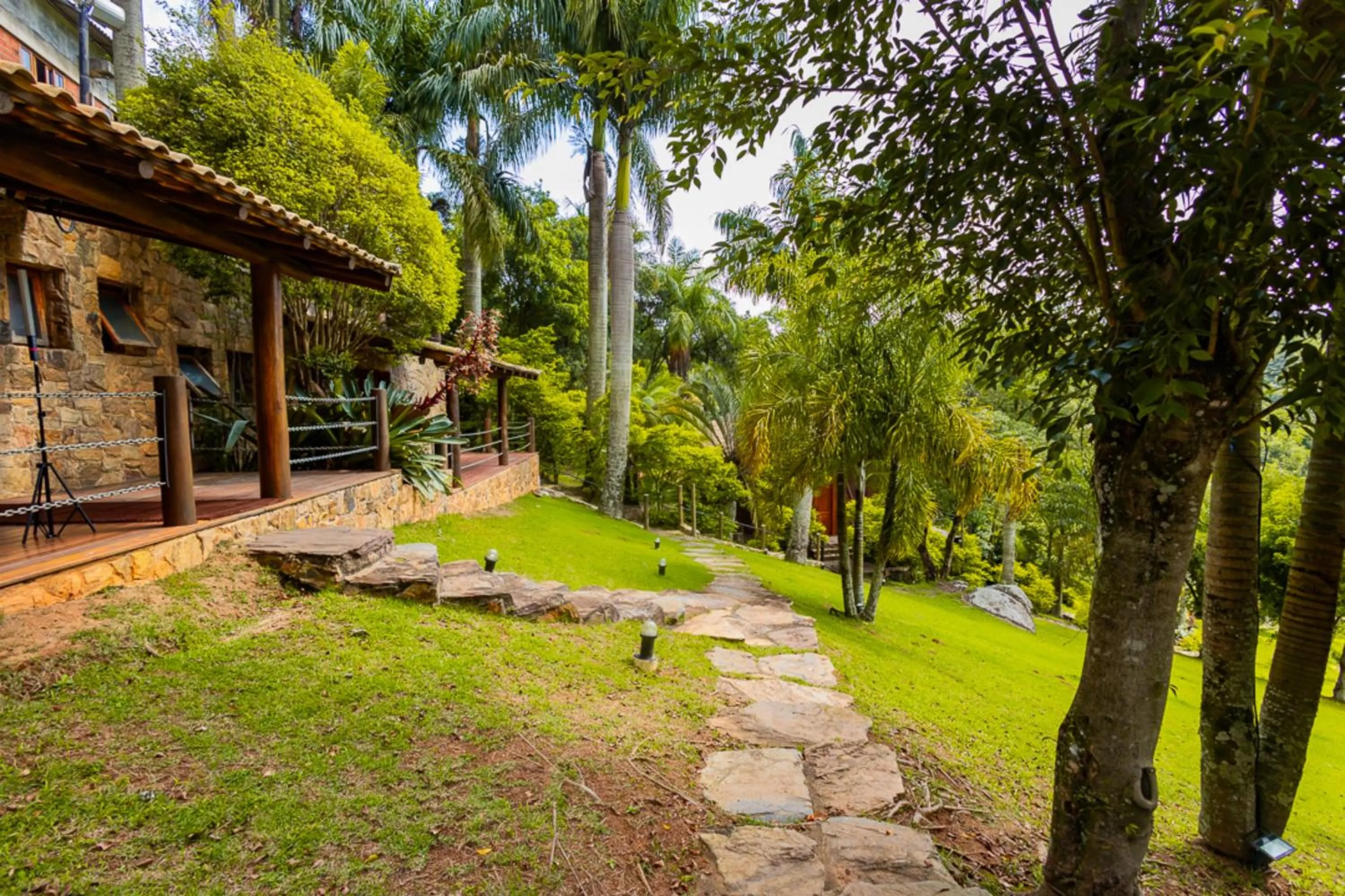 Garden view in Putini Pousada e Hotel by OYO