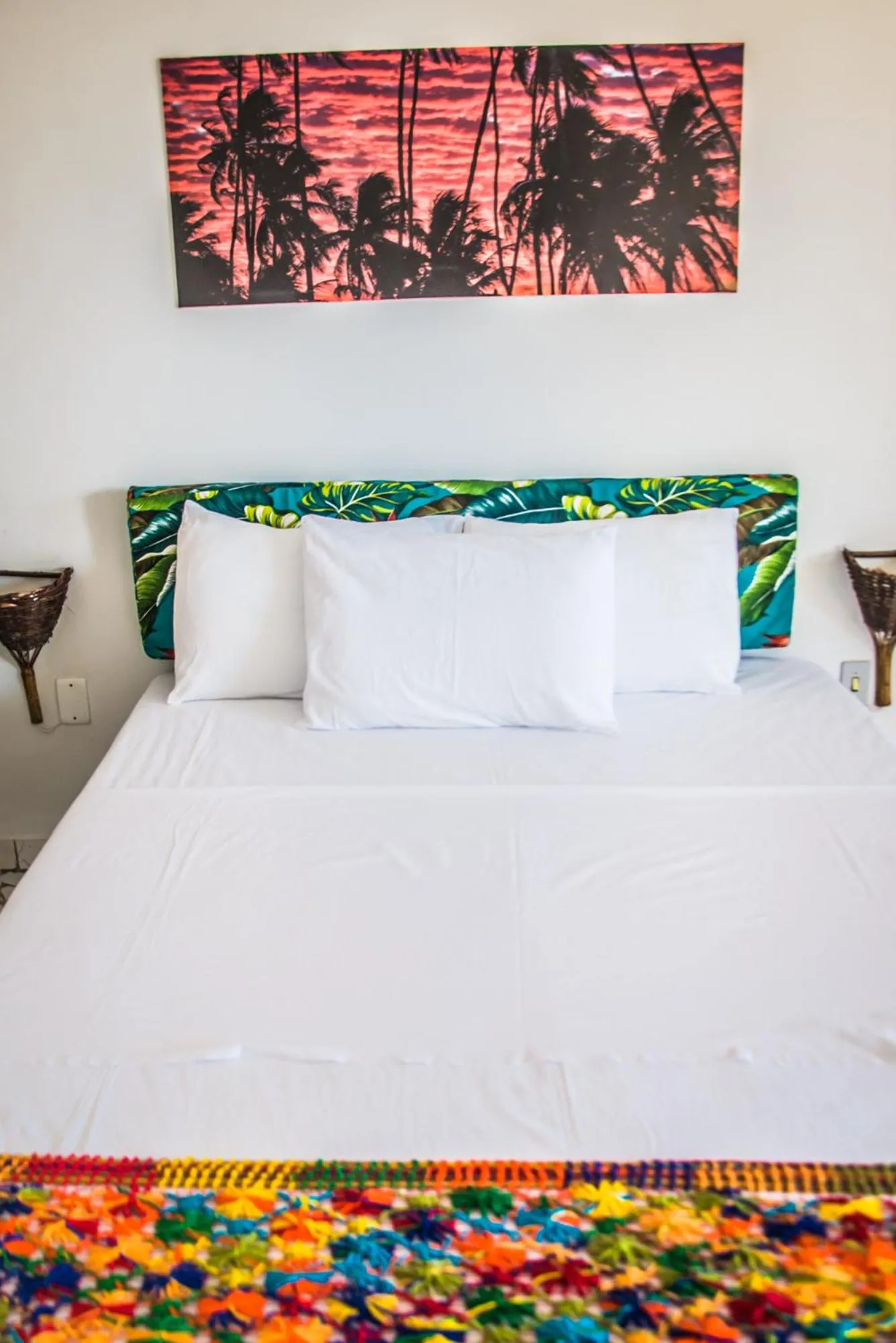 Bed in Pousada Vila Nalu