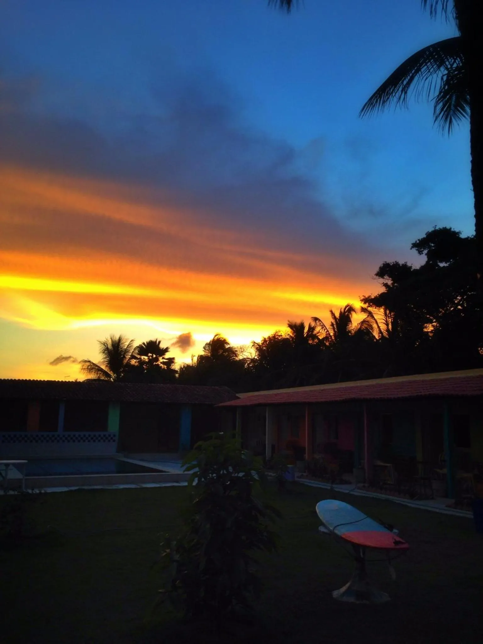 Garden view in Pousada Vila Nalu