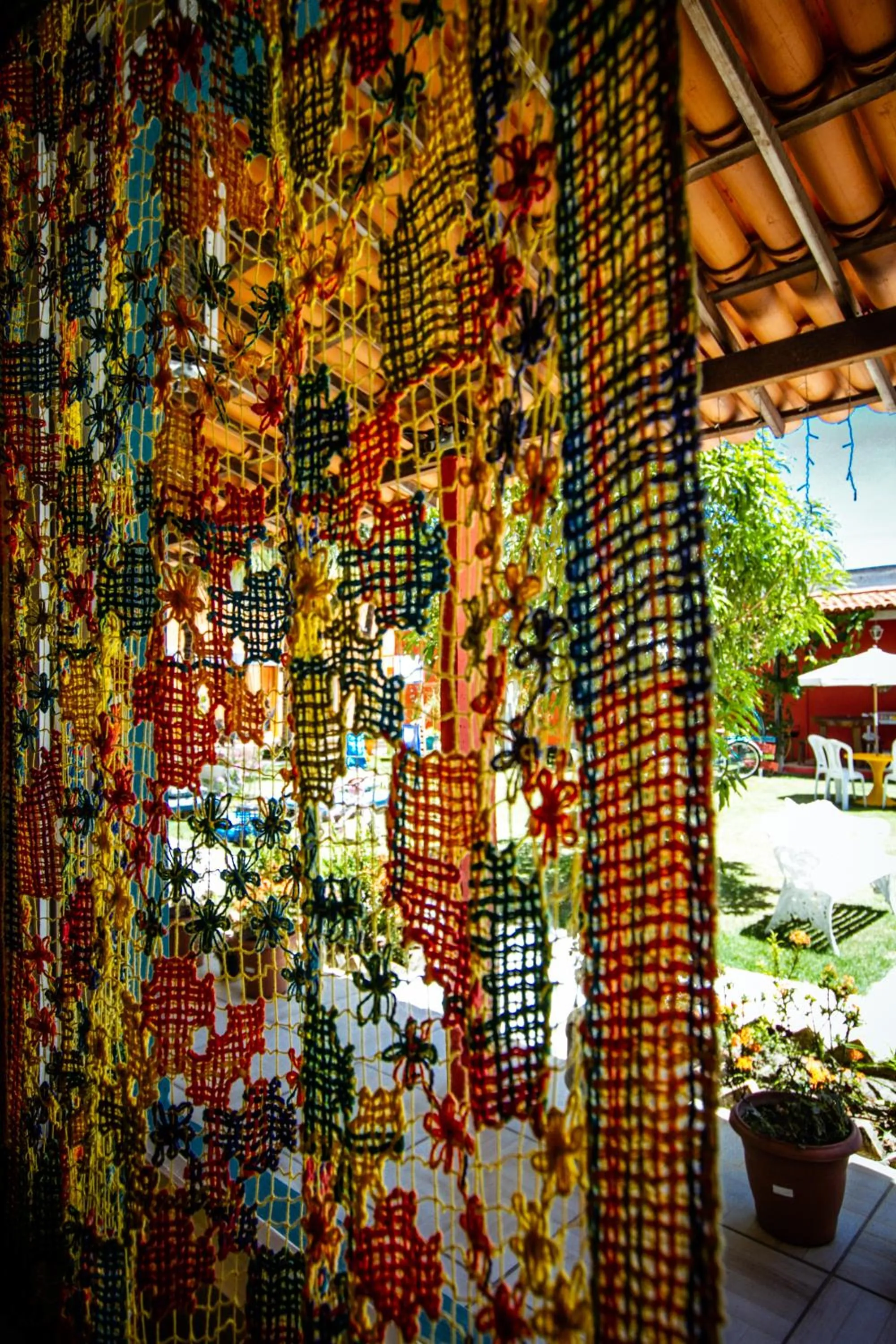 Garden view in Pousada Vila Nalu