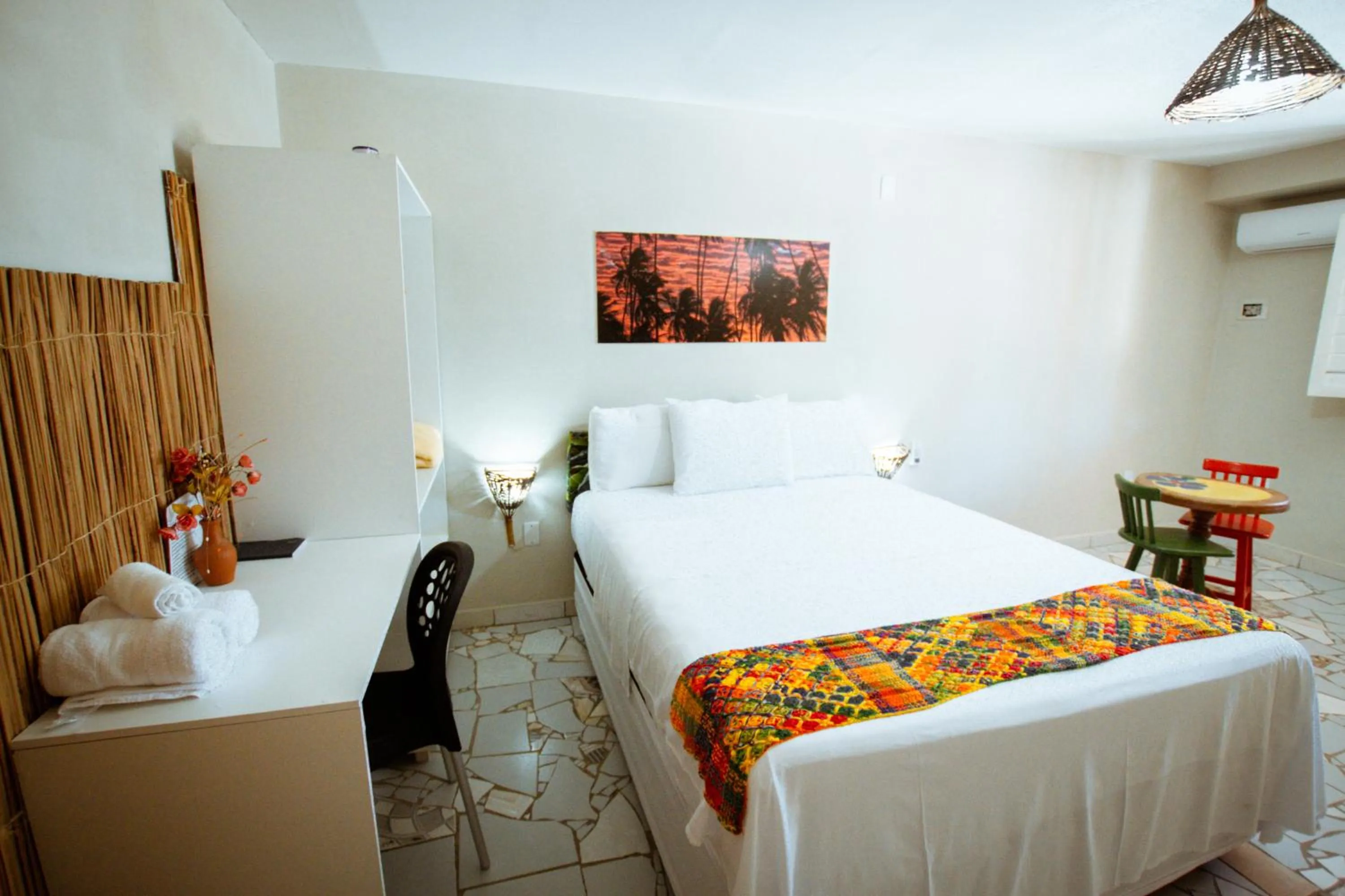 Bed in Pousada Vila Nalu