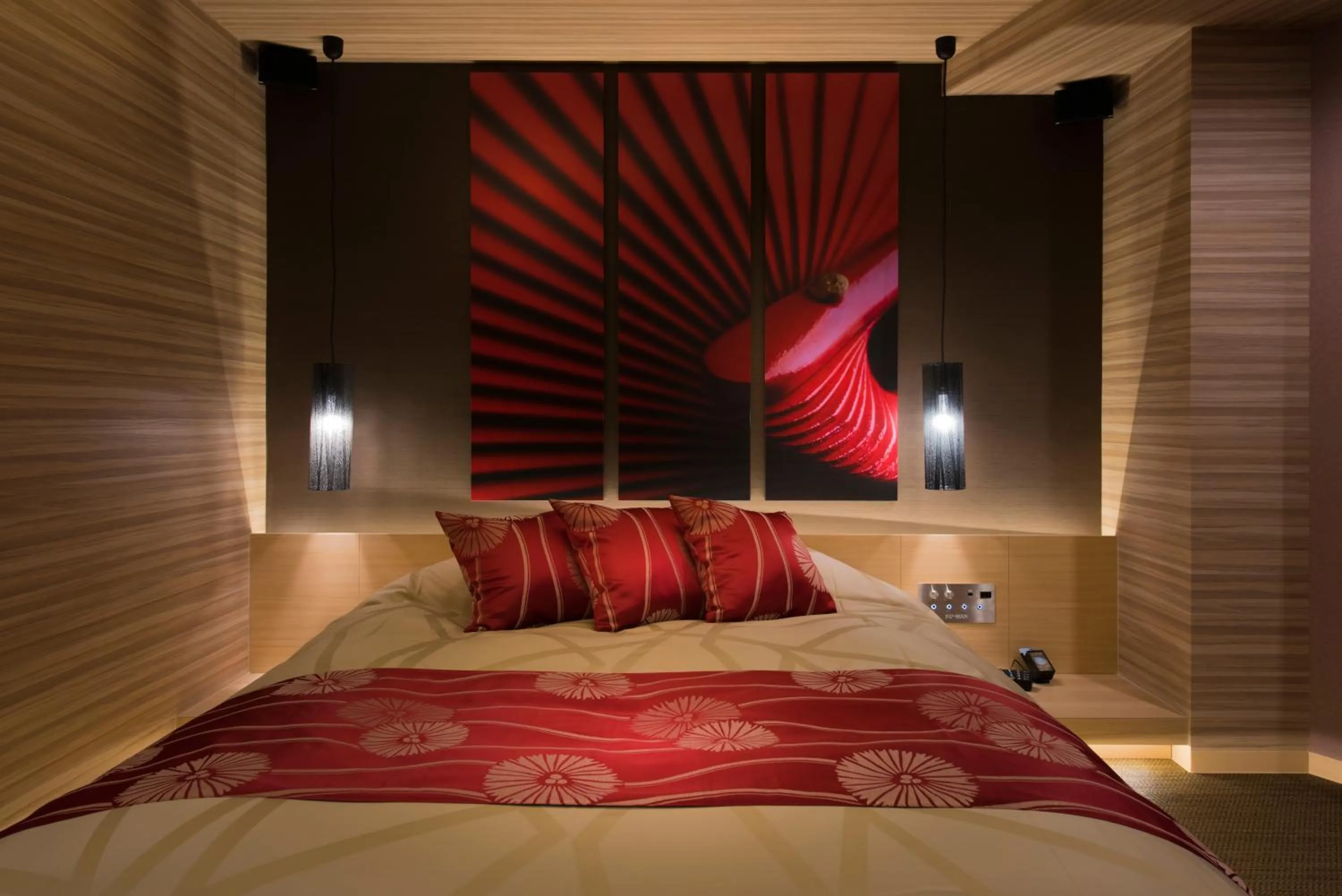 Bed in Hotel Zen Rikyu Yokohama Hazawa