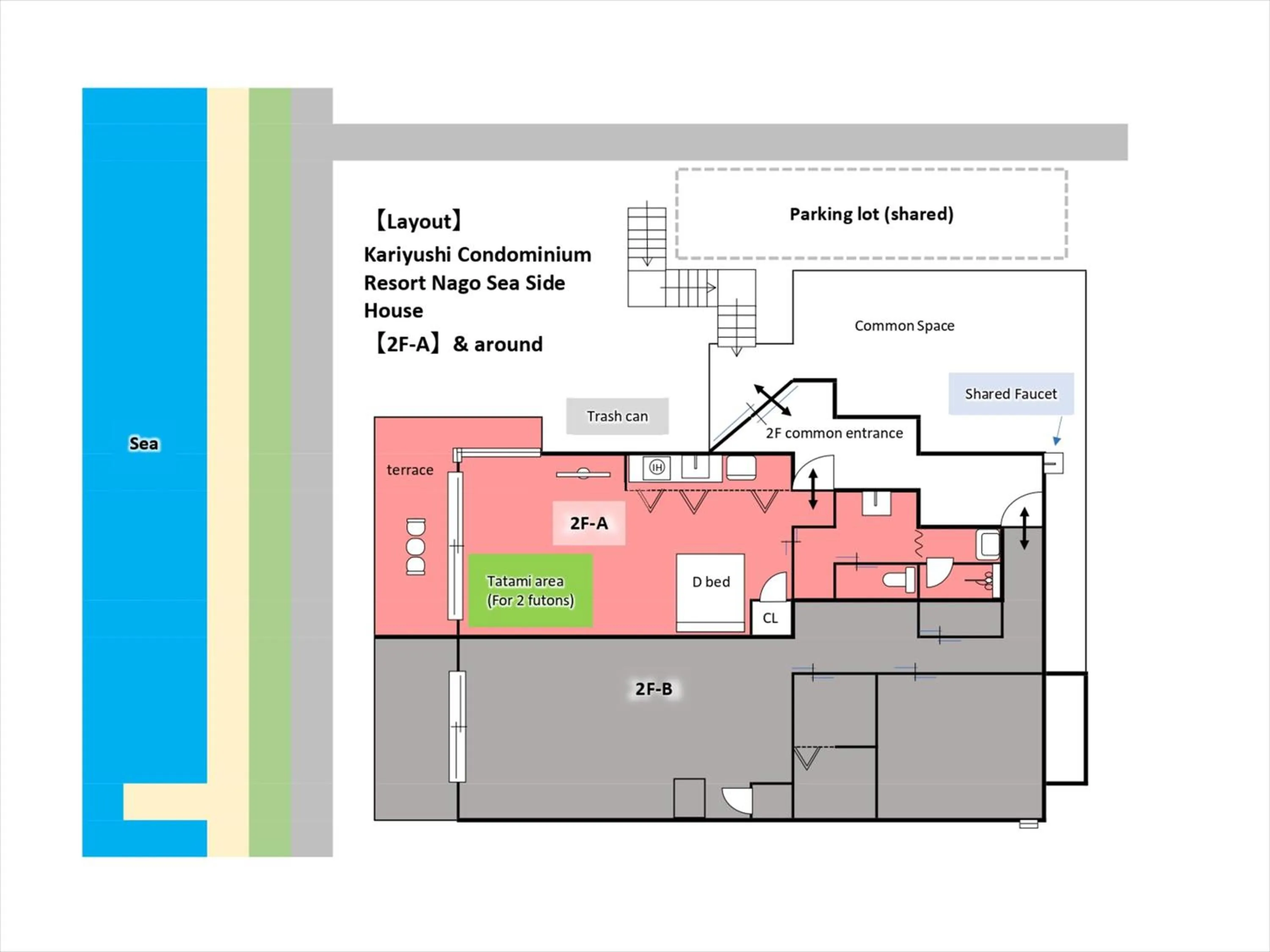 Photo of the whole room in Kariyushi Condominium Resort Sea Side House