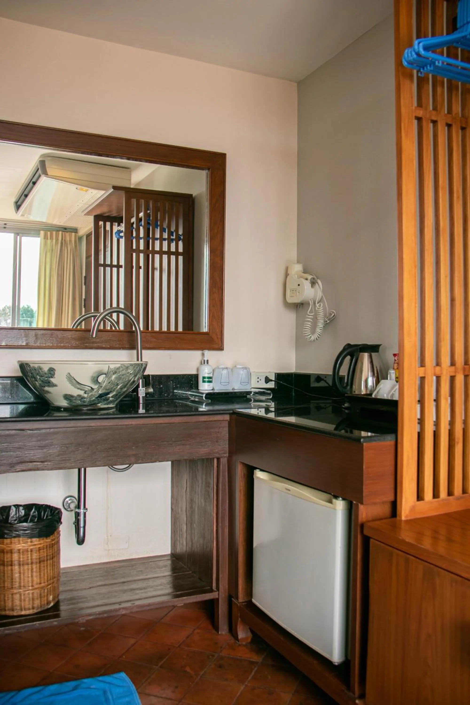 Kitchen or kitchenette in Lamphu Tree House Boutique Hotel