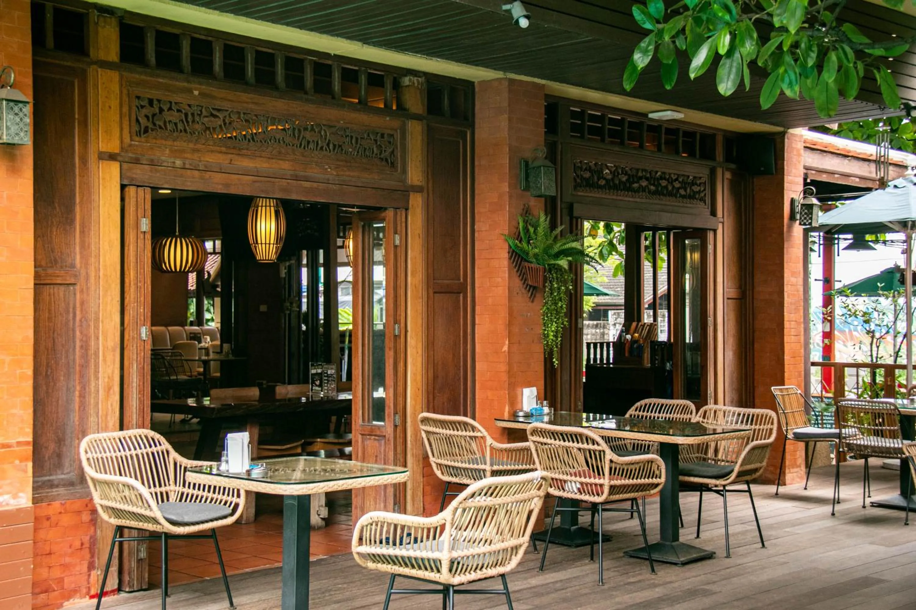 Garden in Lamphu Tree House Boutique Hotel