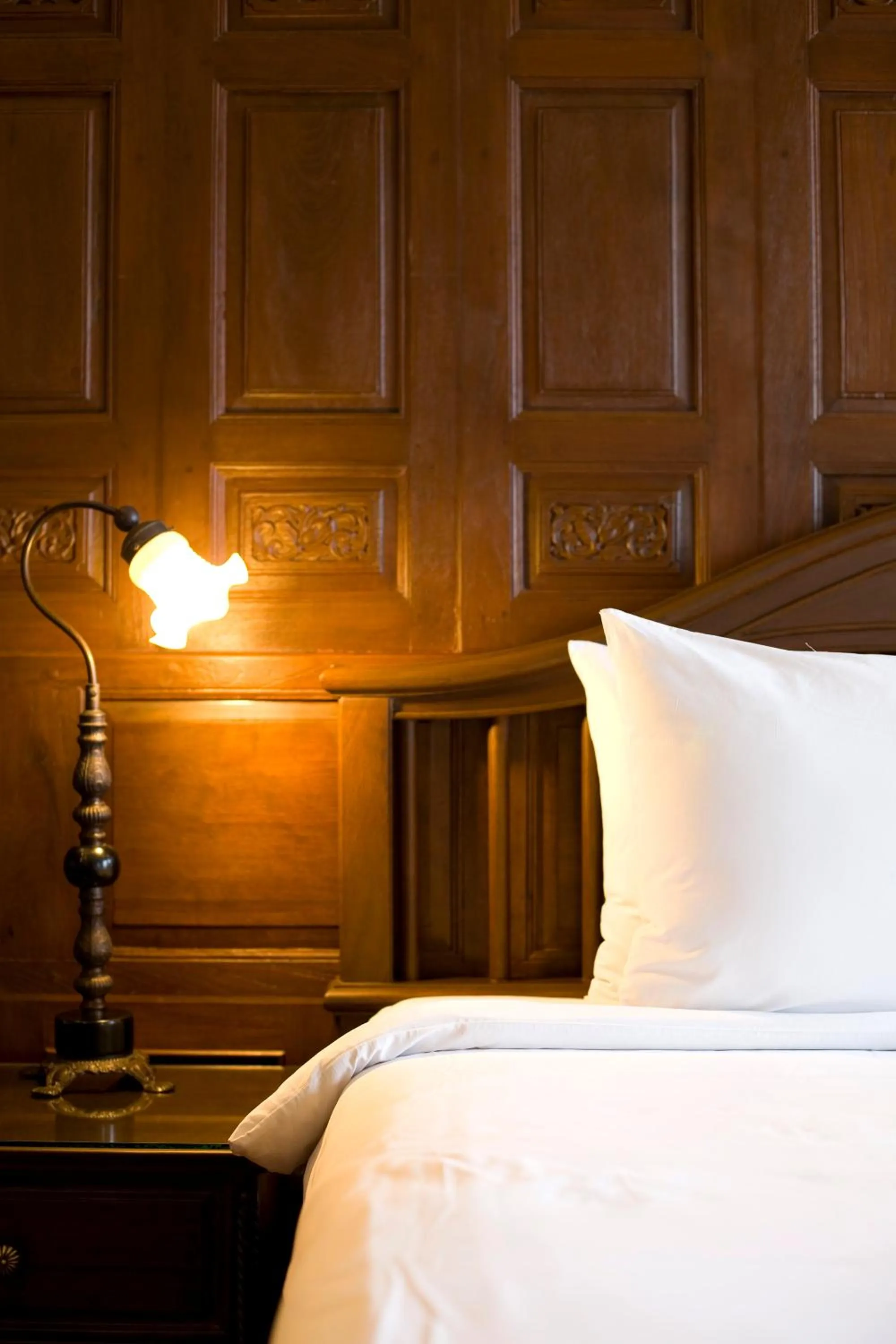 Decorative detail, Bed in Lamphu Tree House Boutique Hotel