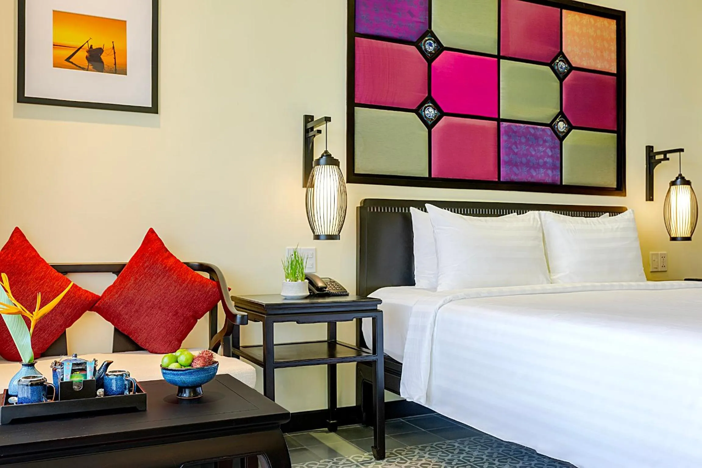 Bedroom, Bed in Wyndham Garden Hoi An Cua Dai Beach