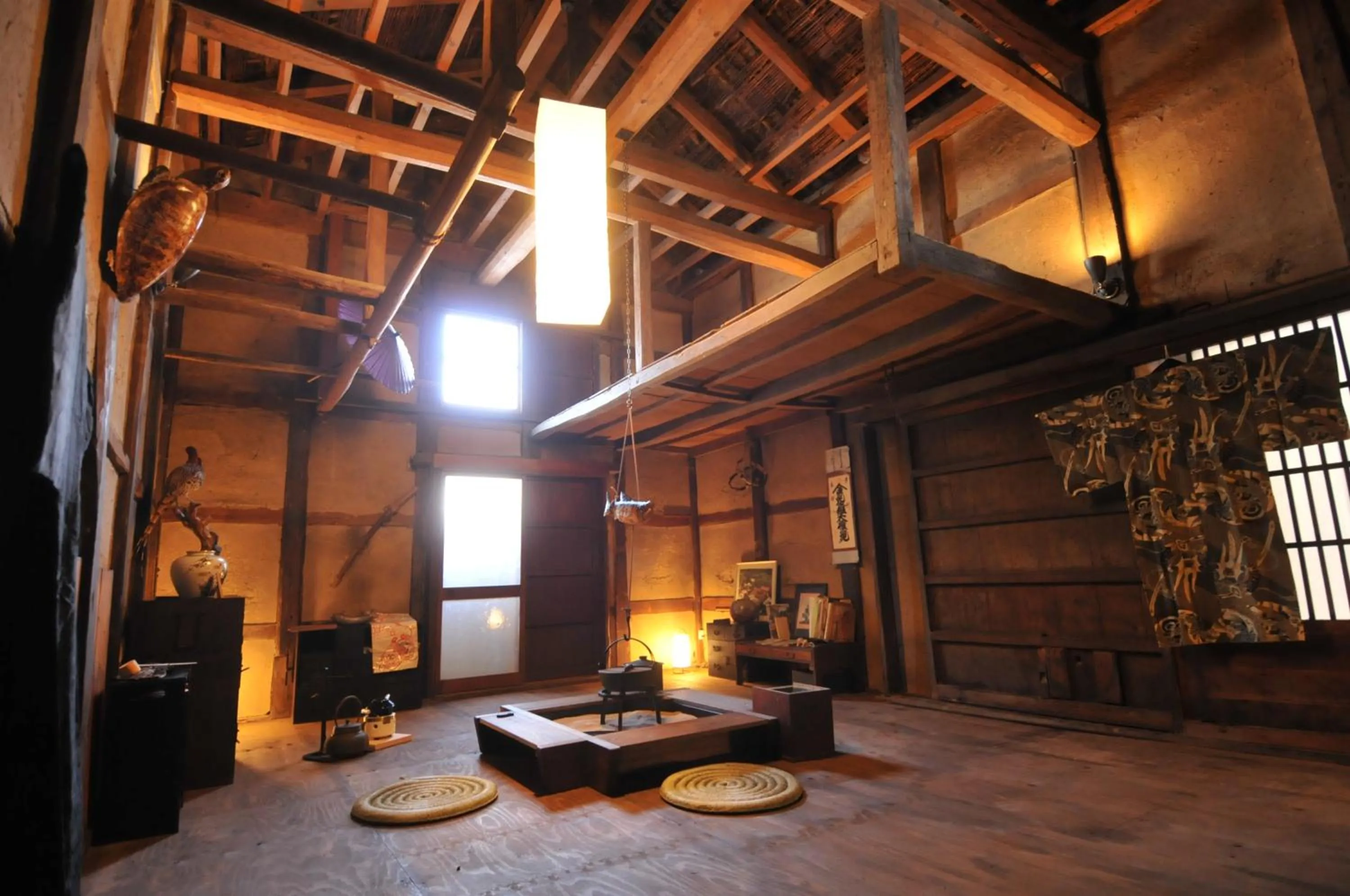 Lobby or reception in Daichan Farm Guest House