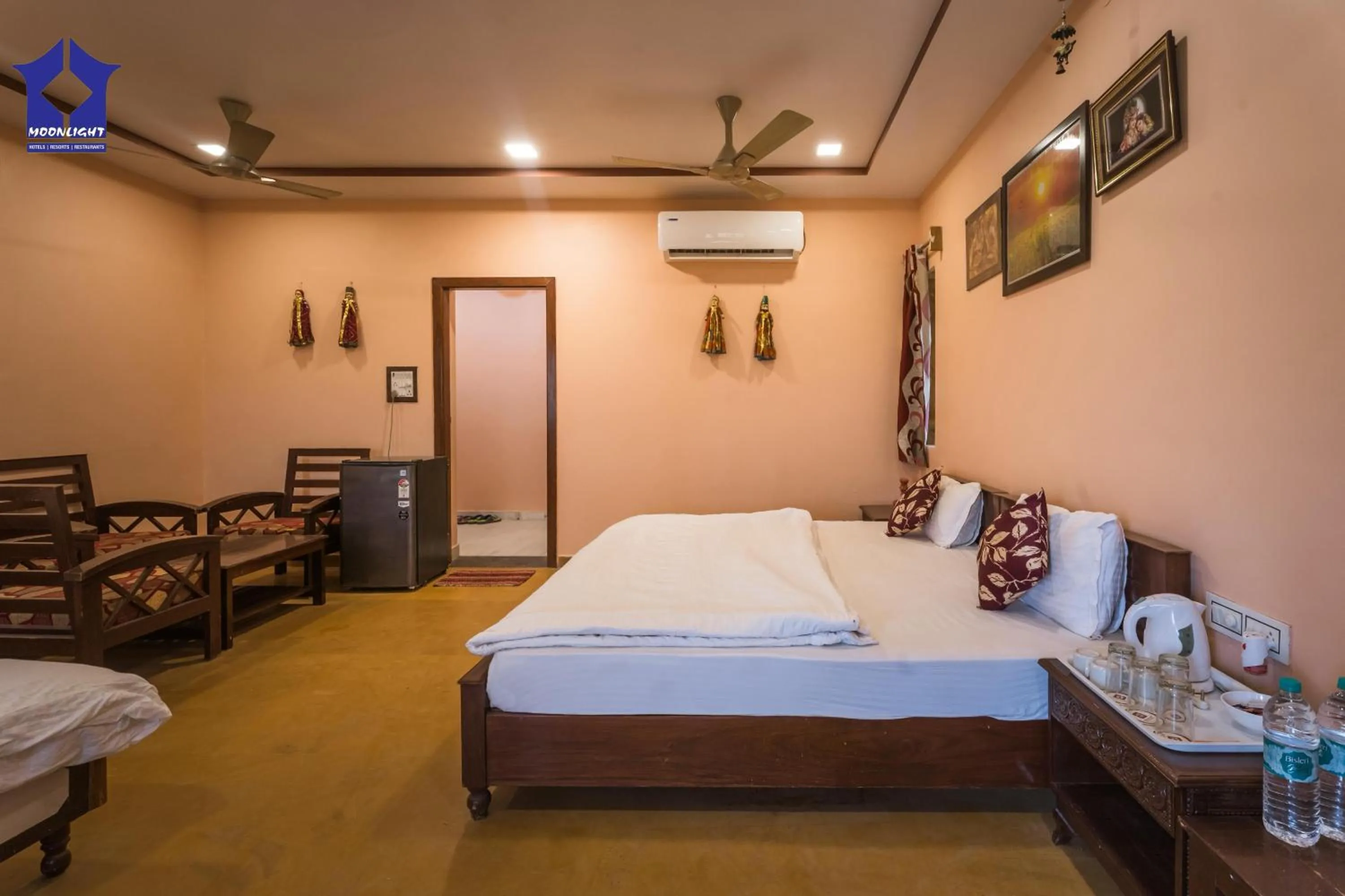 Bedroom, Bed in Moonlight Nature Resort & Swimming Pool