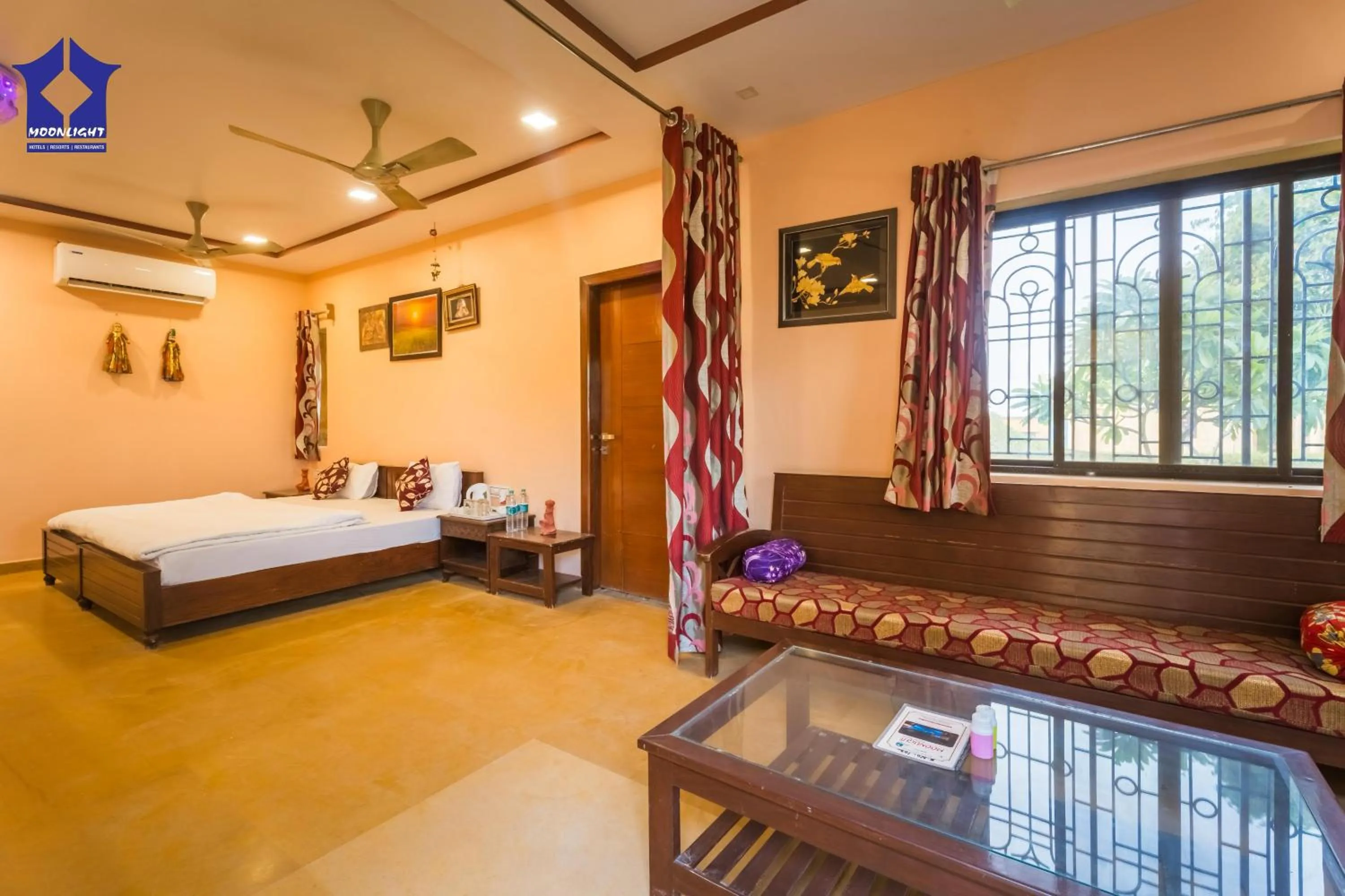 Bedroom, Bed in Moonlight Nature Resort & Swimming Pool