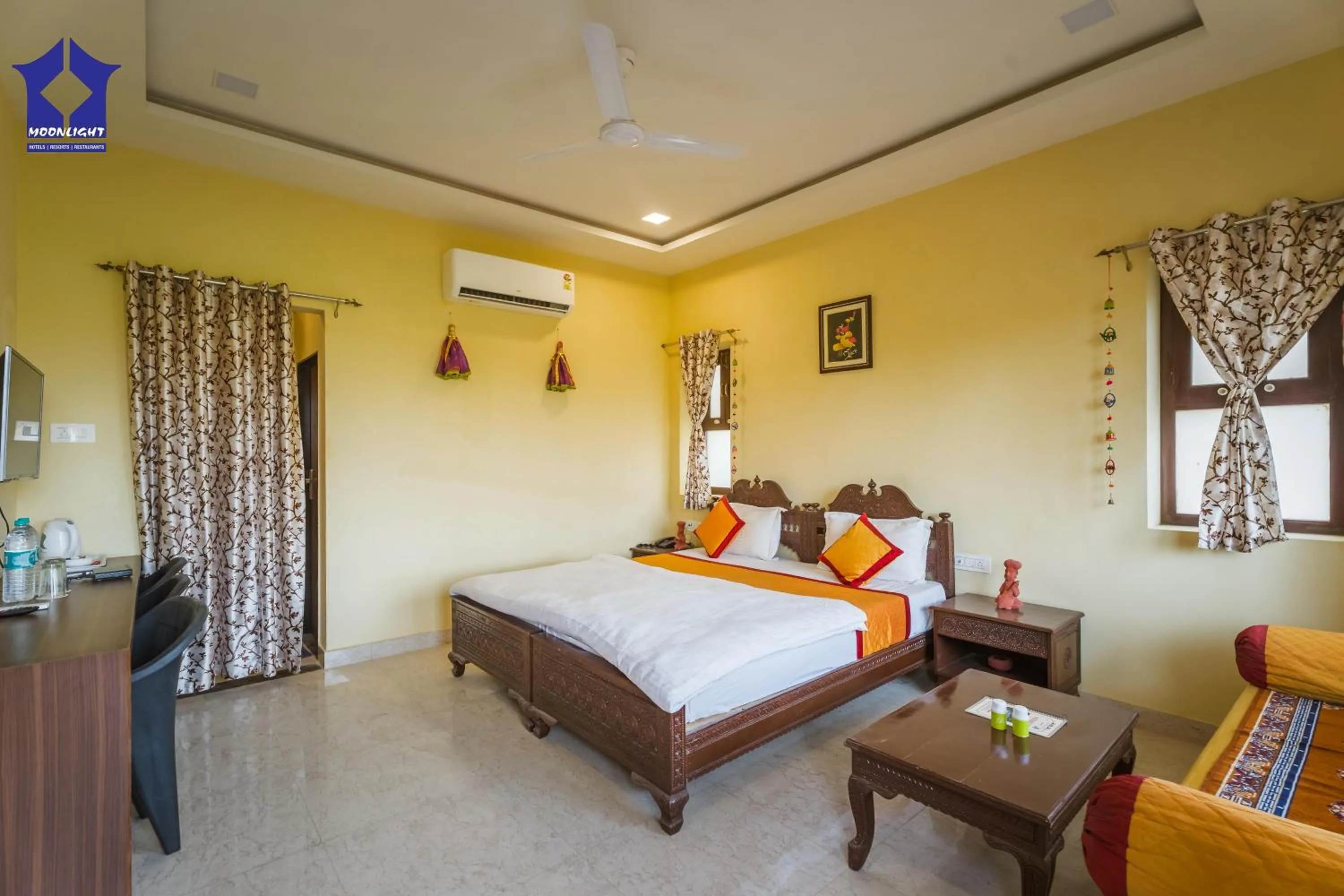 Bedroom, Bed in Moonlight Nature Resort & Swimming Pool