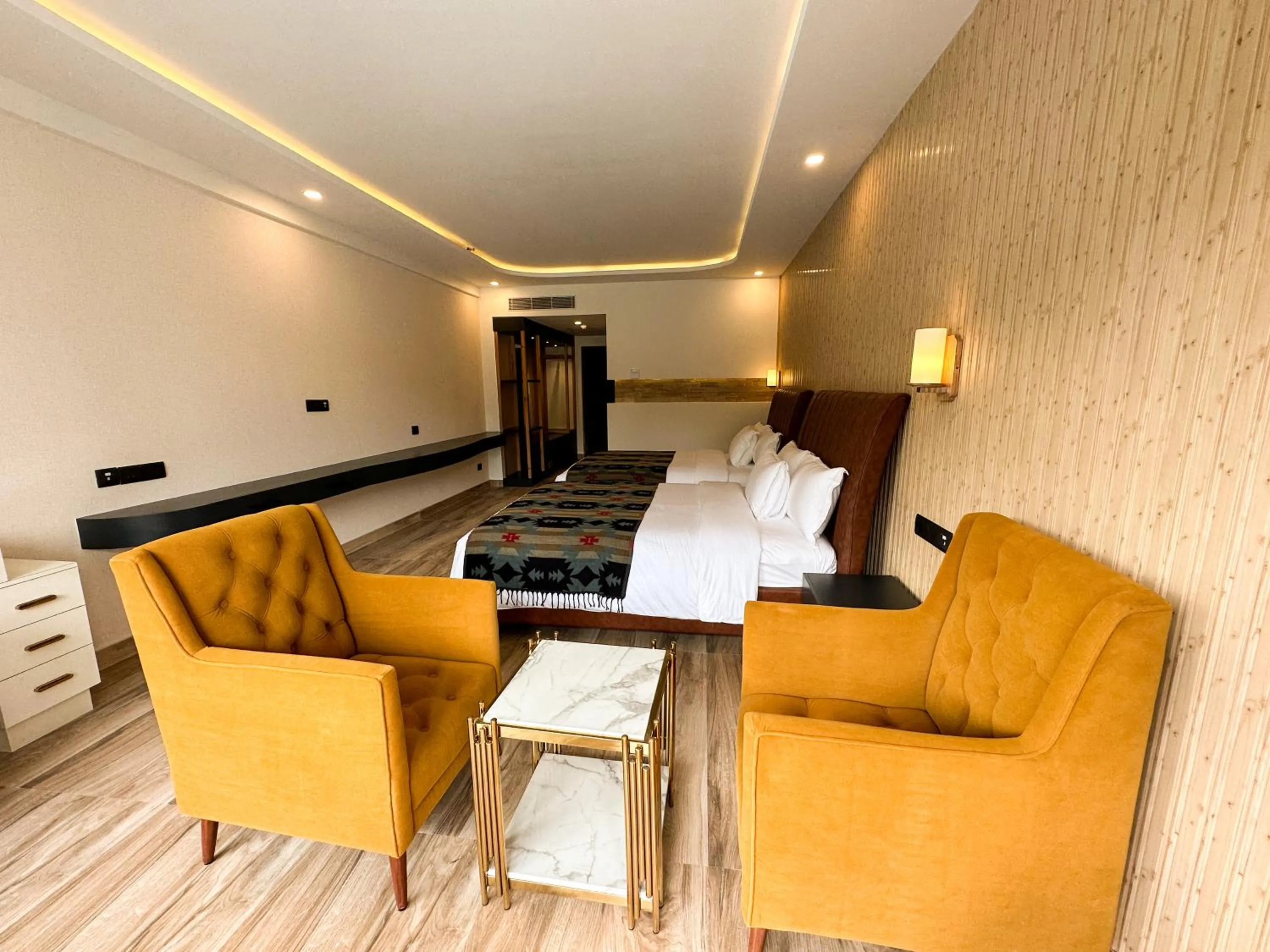 Seating area in Lake View Resort