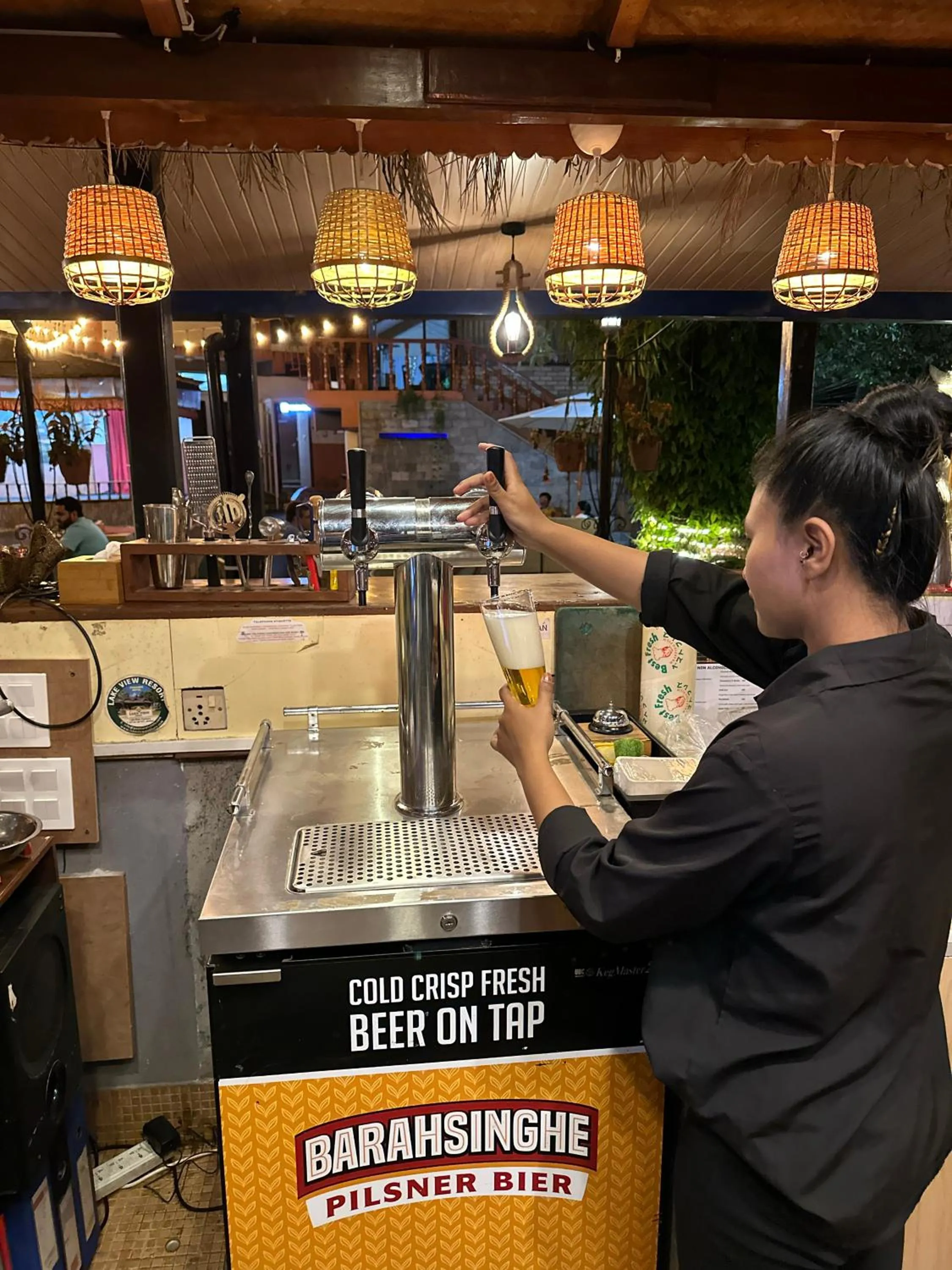 Food and drinks in Lake View Resort