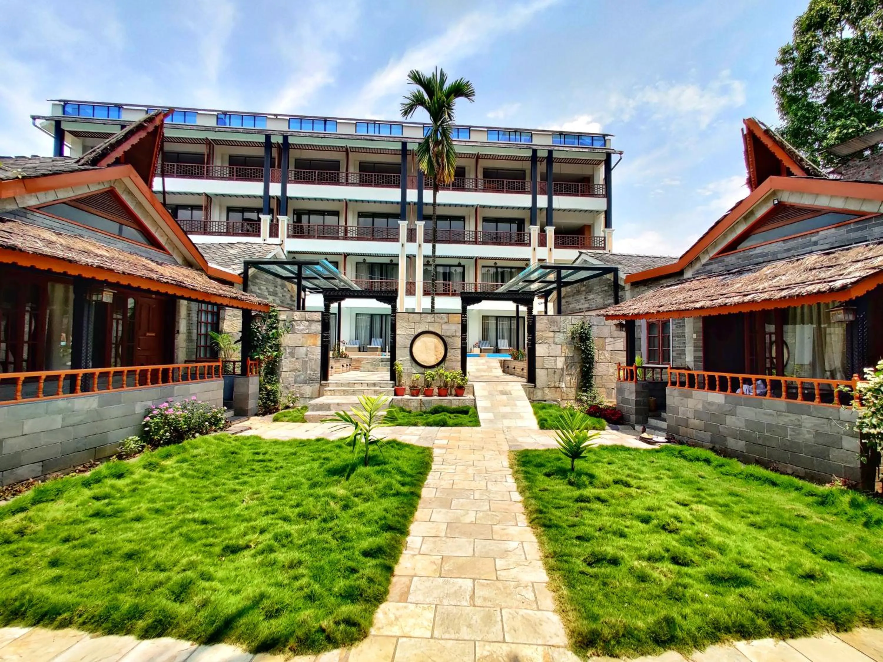 Property building in Lake View Resort