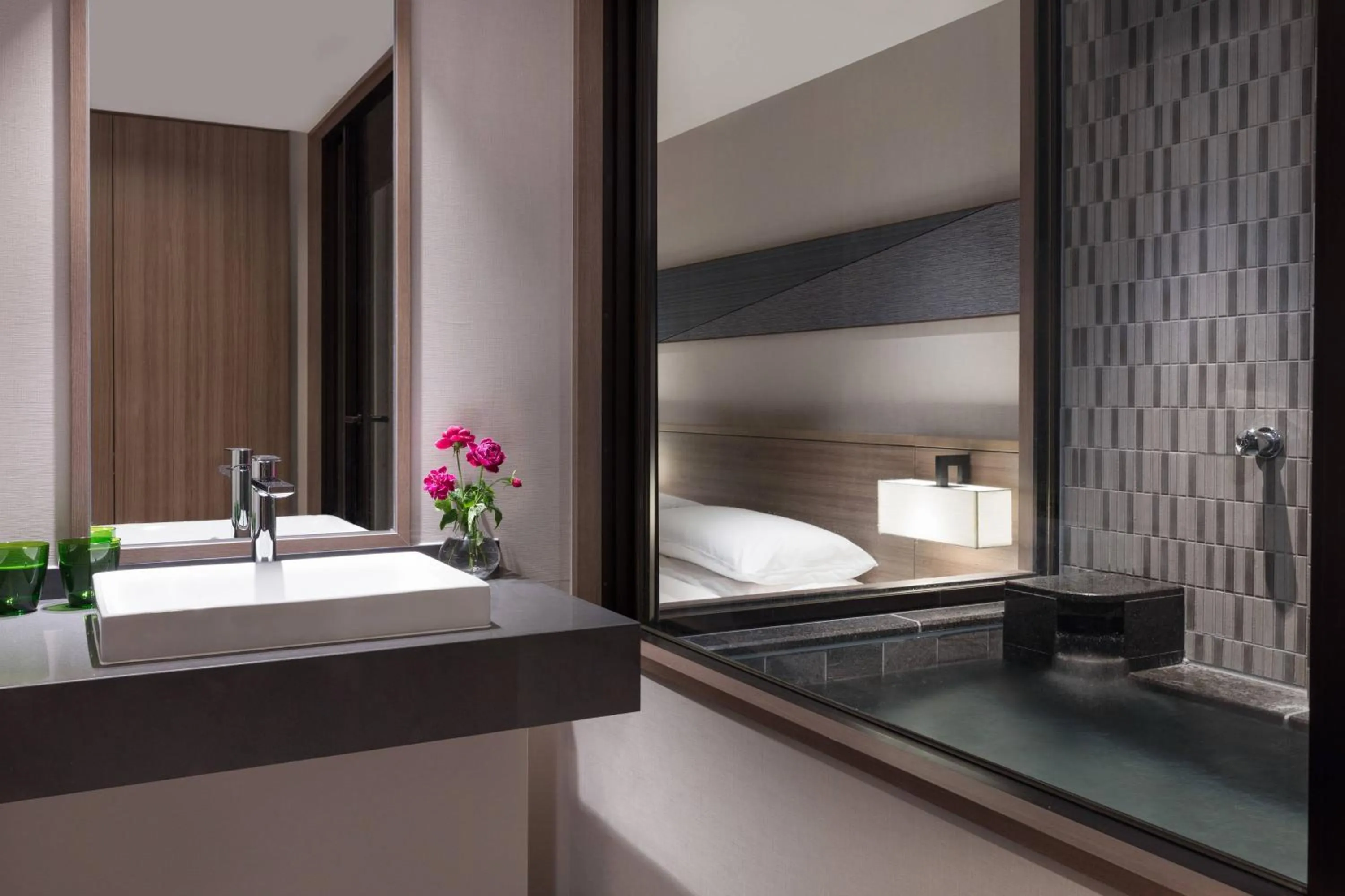 Bathroom, Bed in Izu Marriott Hotel Shuzenji