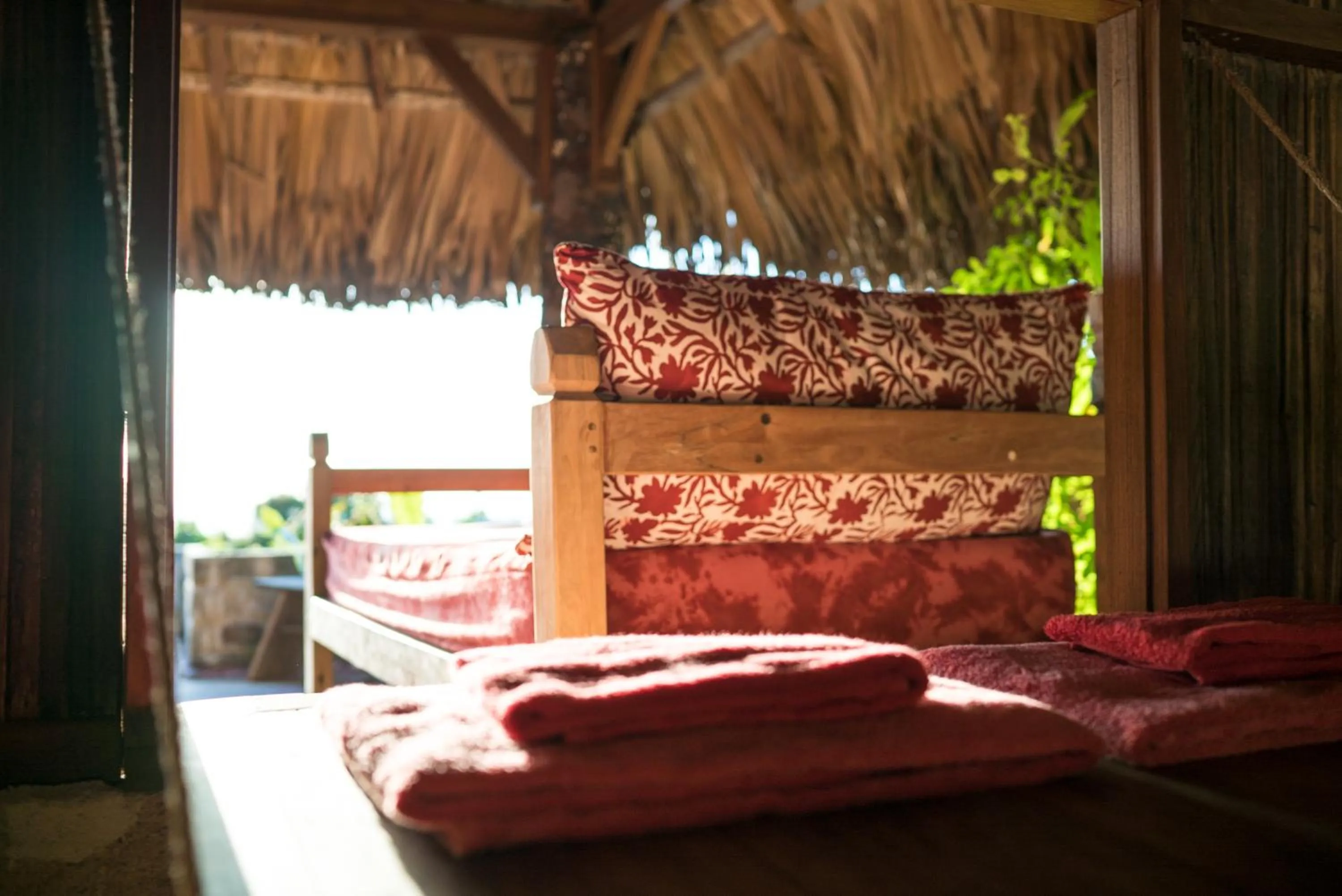 Bed in Utopia Rote Lodge