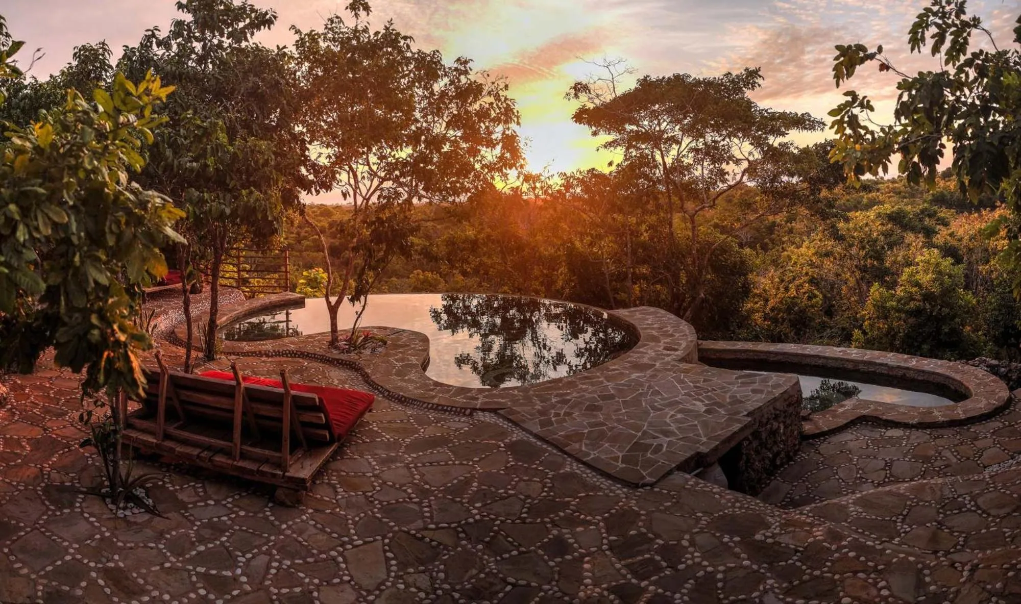 Swimming pool in Utopia Rote Lodge