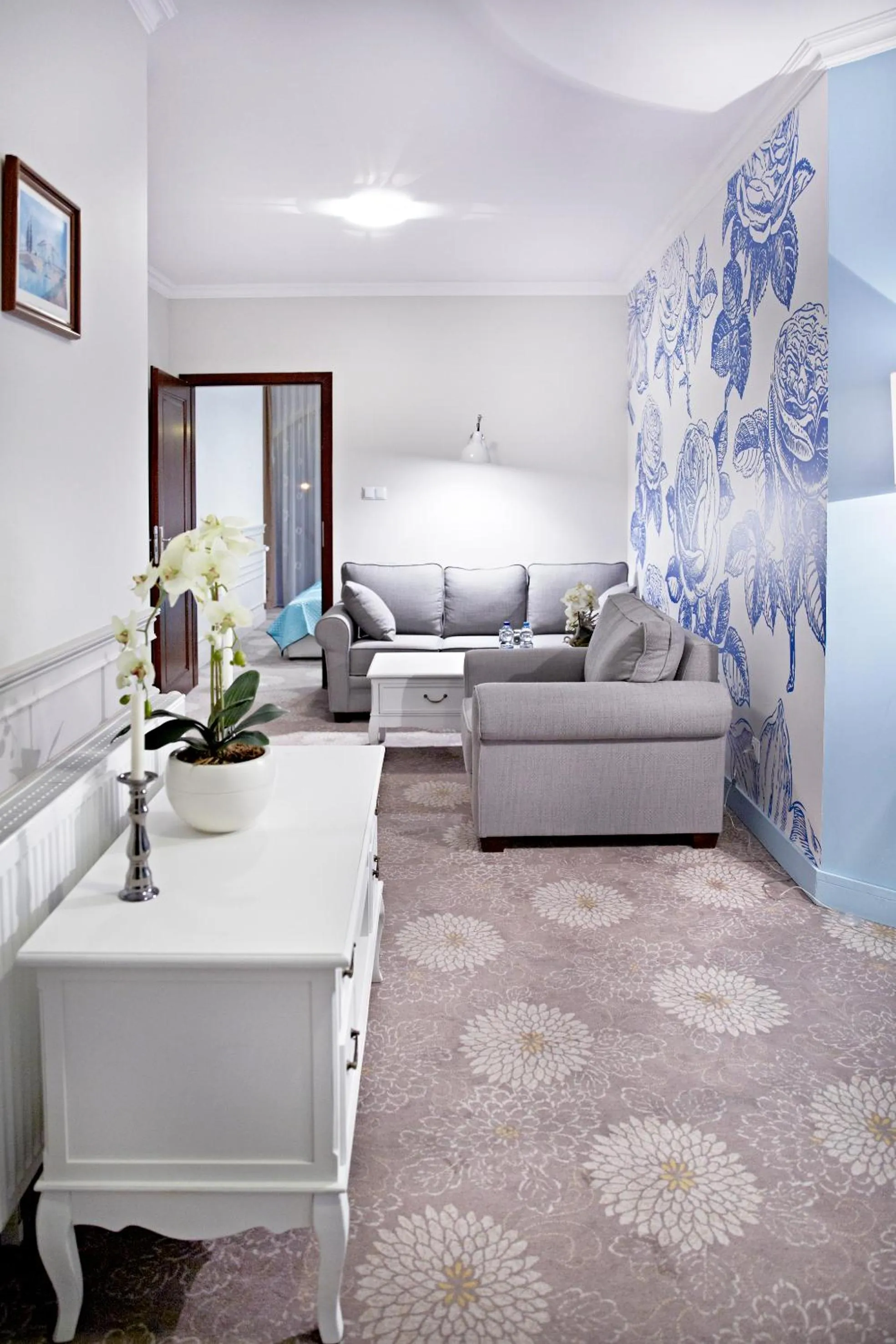 Living room in Hotel Rozdroże Nieborów