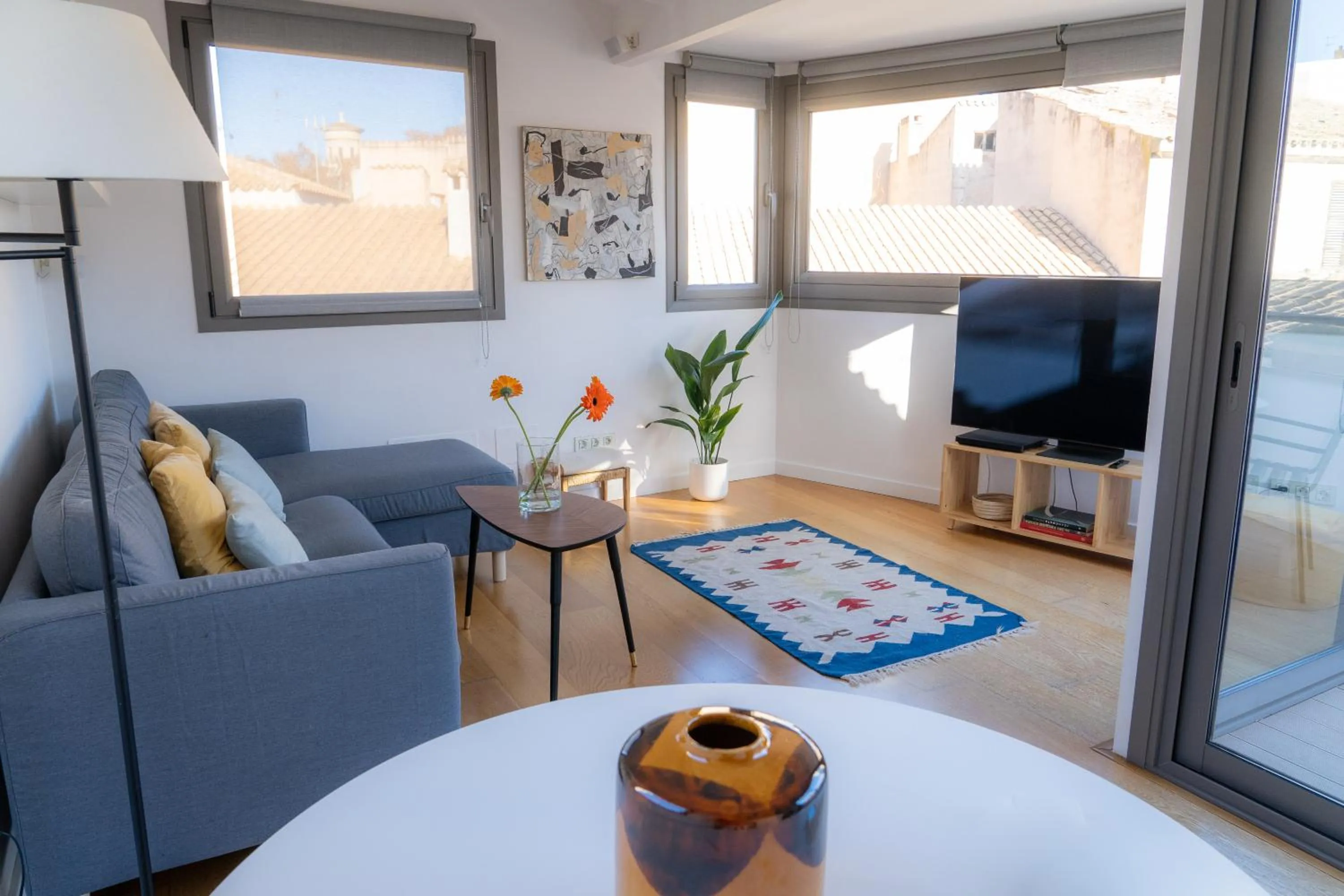 Living room in Canavall