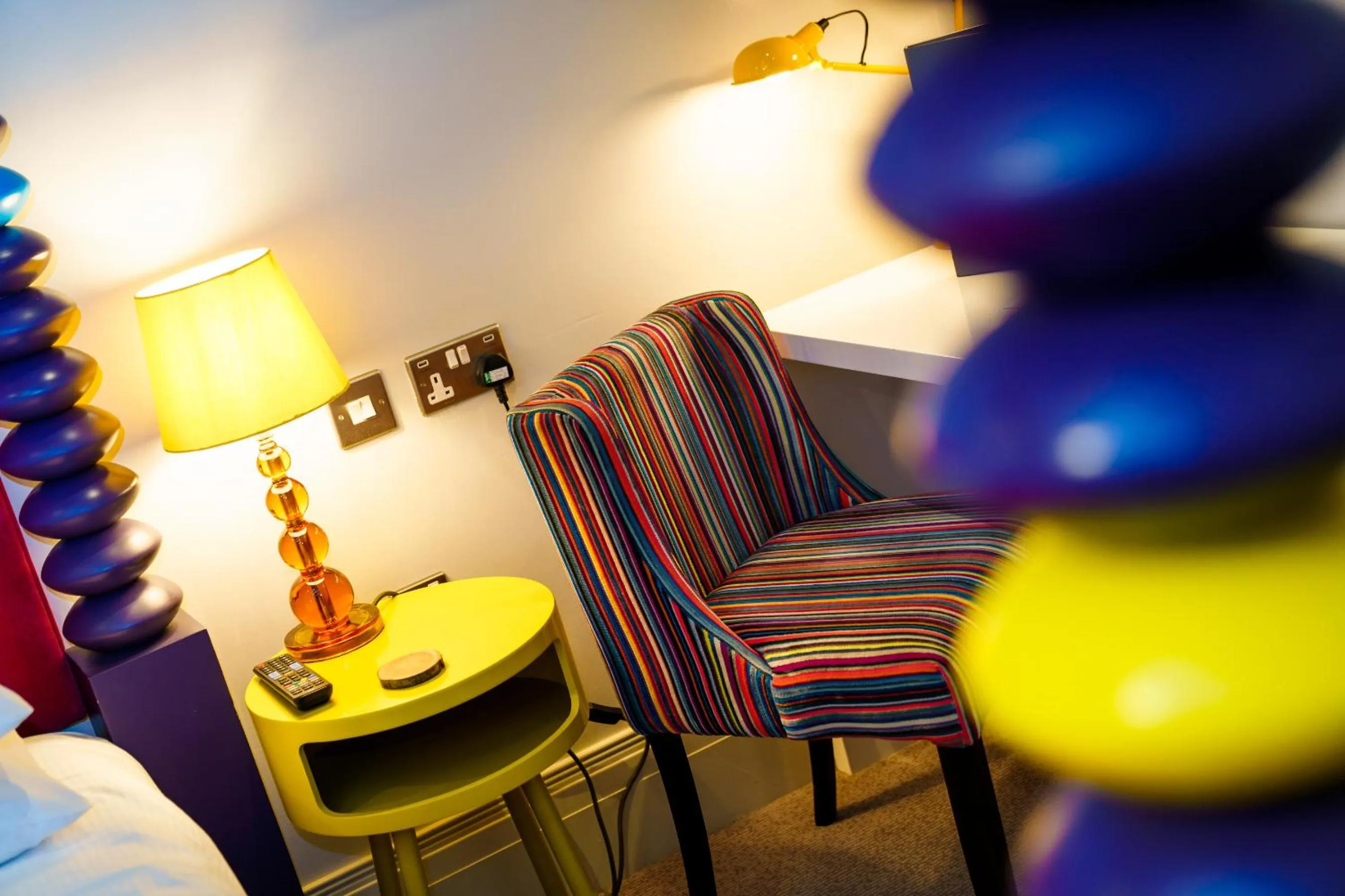 Seating area in The Castle Inn