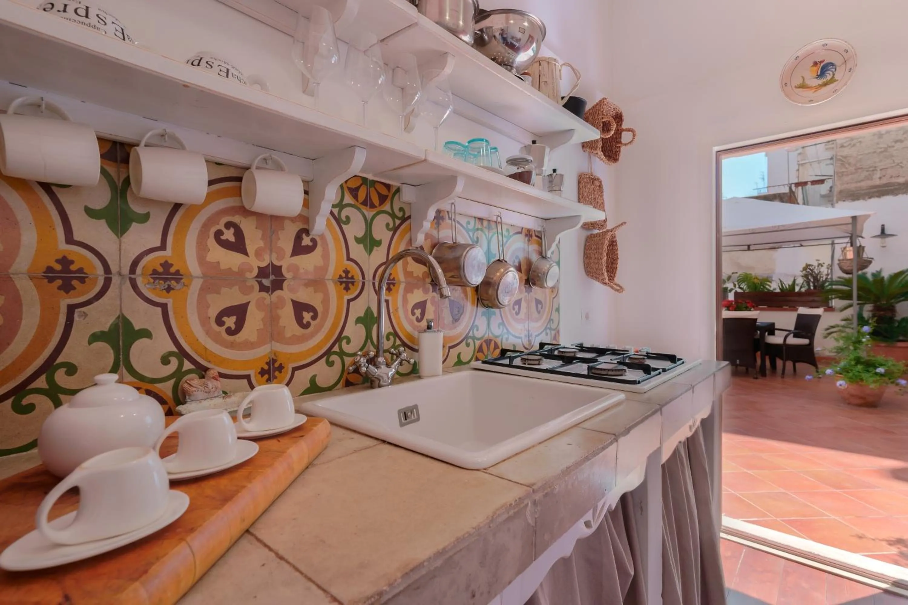 Kitchen or kitchenette in B&B Il Melograno Taranto