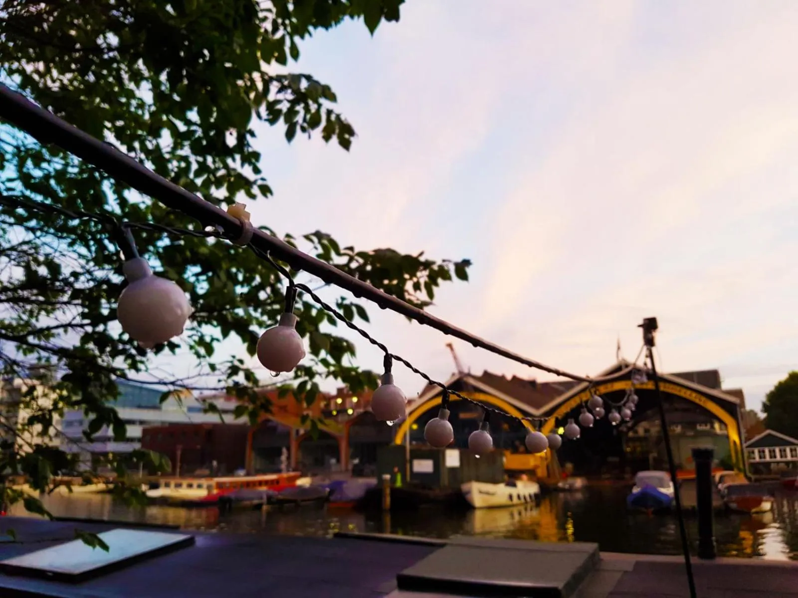 River view in Houseboat Concordia B&B