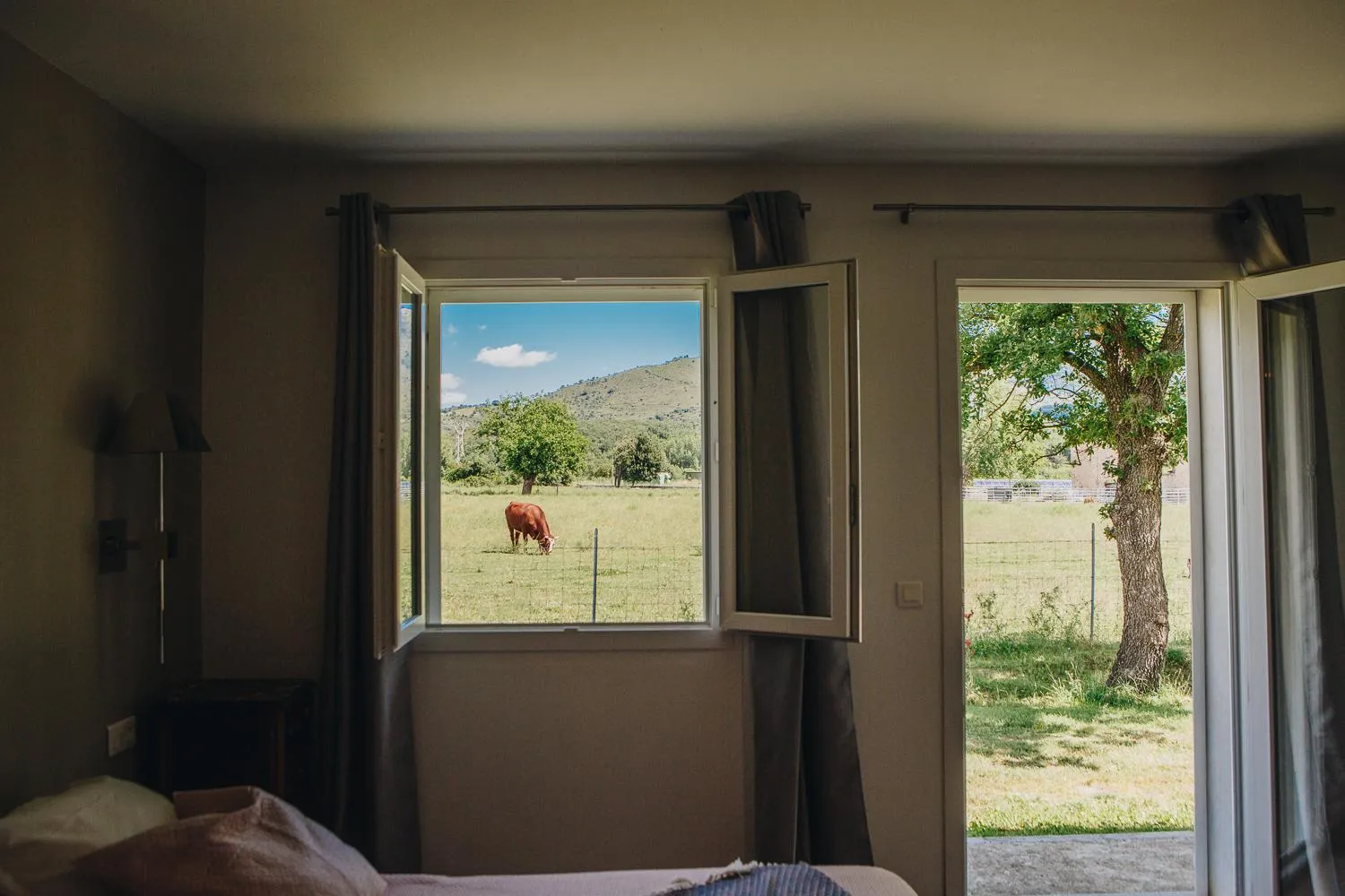 View (from property/room), Bed in B&B A Chjusellina