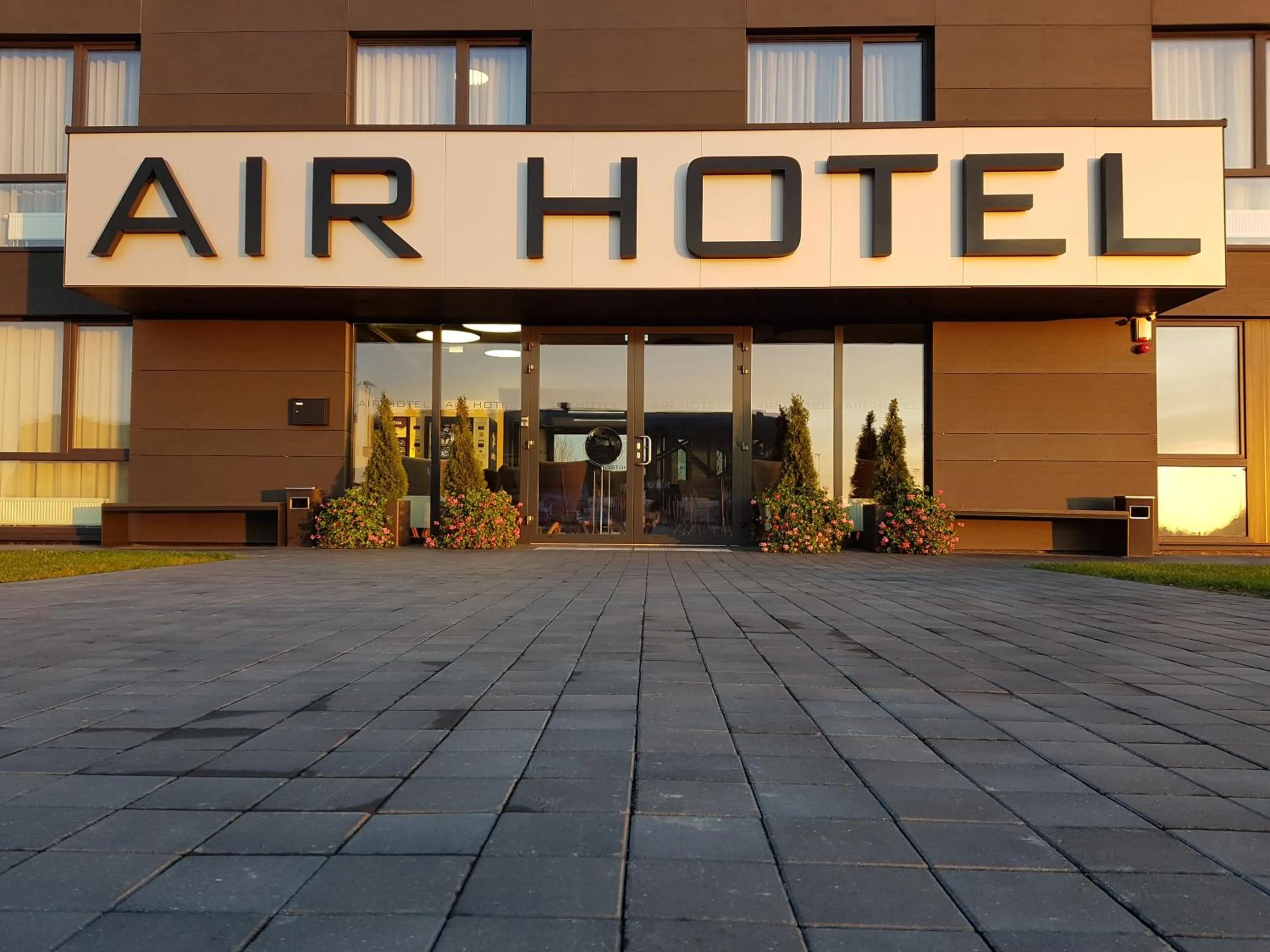 Facade/entrance in Air Hotel