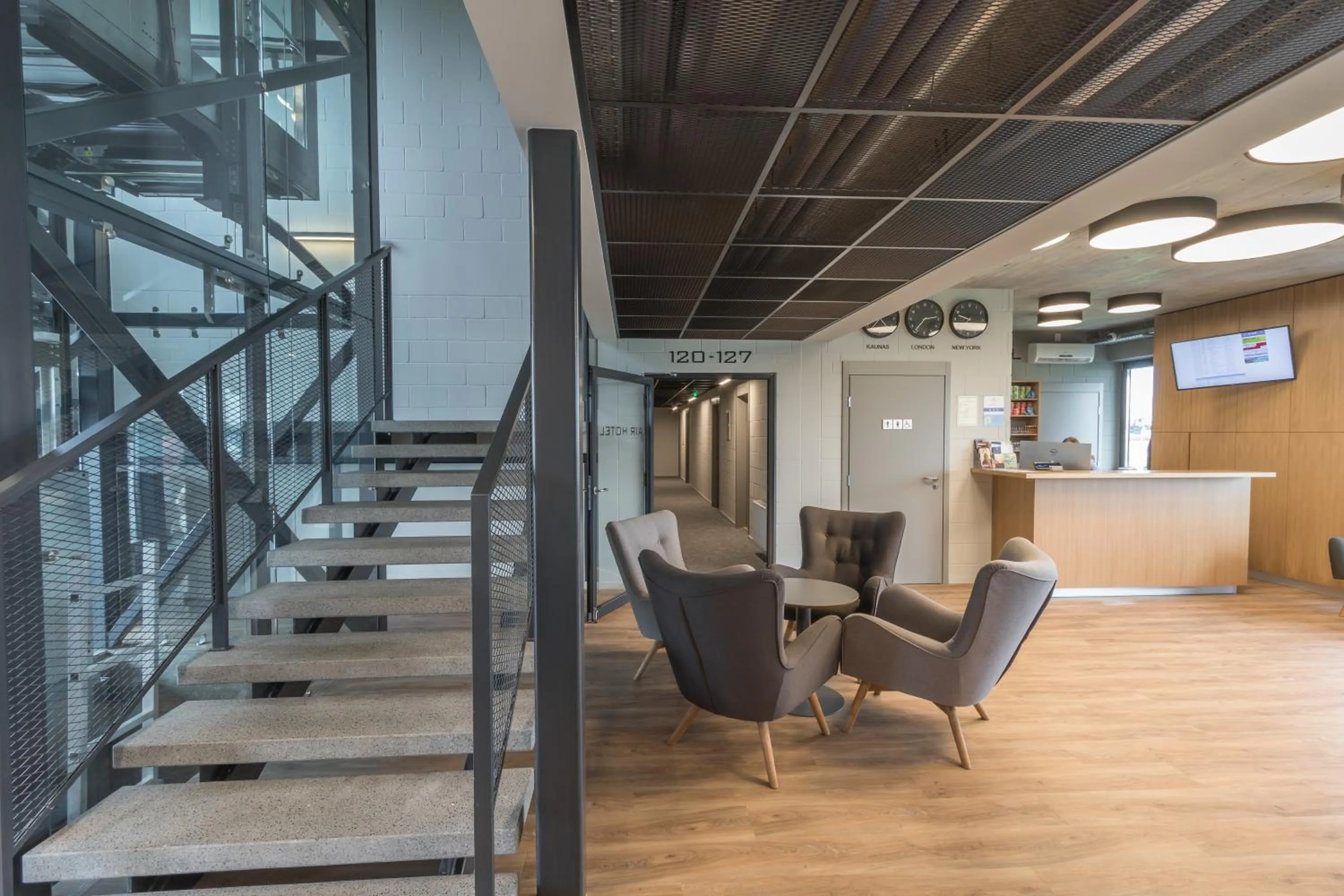 Lobby or reception in Air Hotel