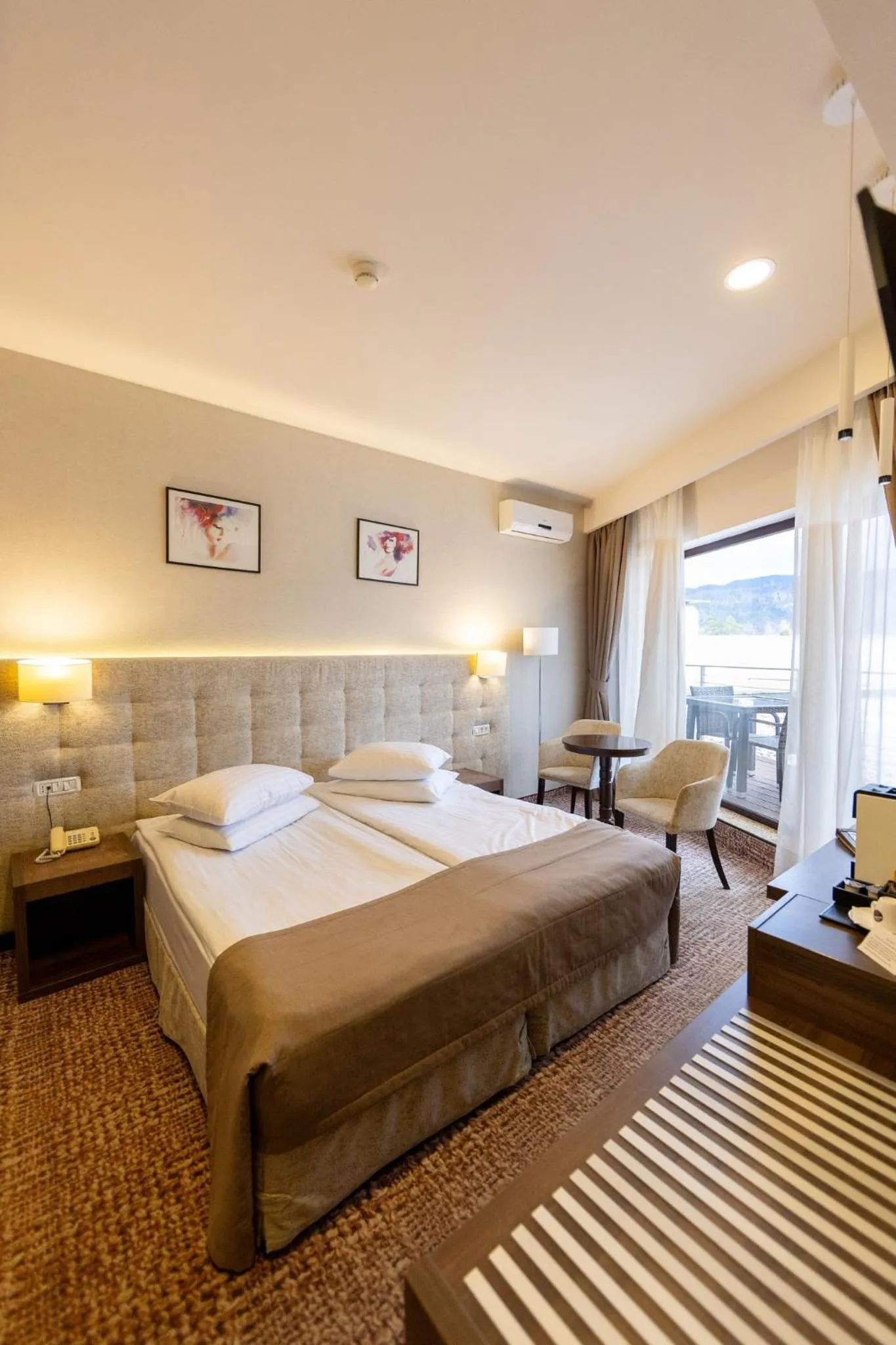 Bed in Grand Hotel Belvedere